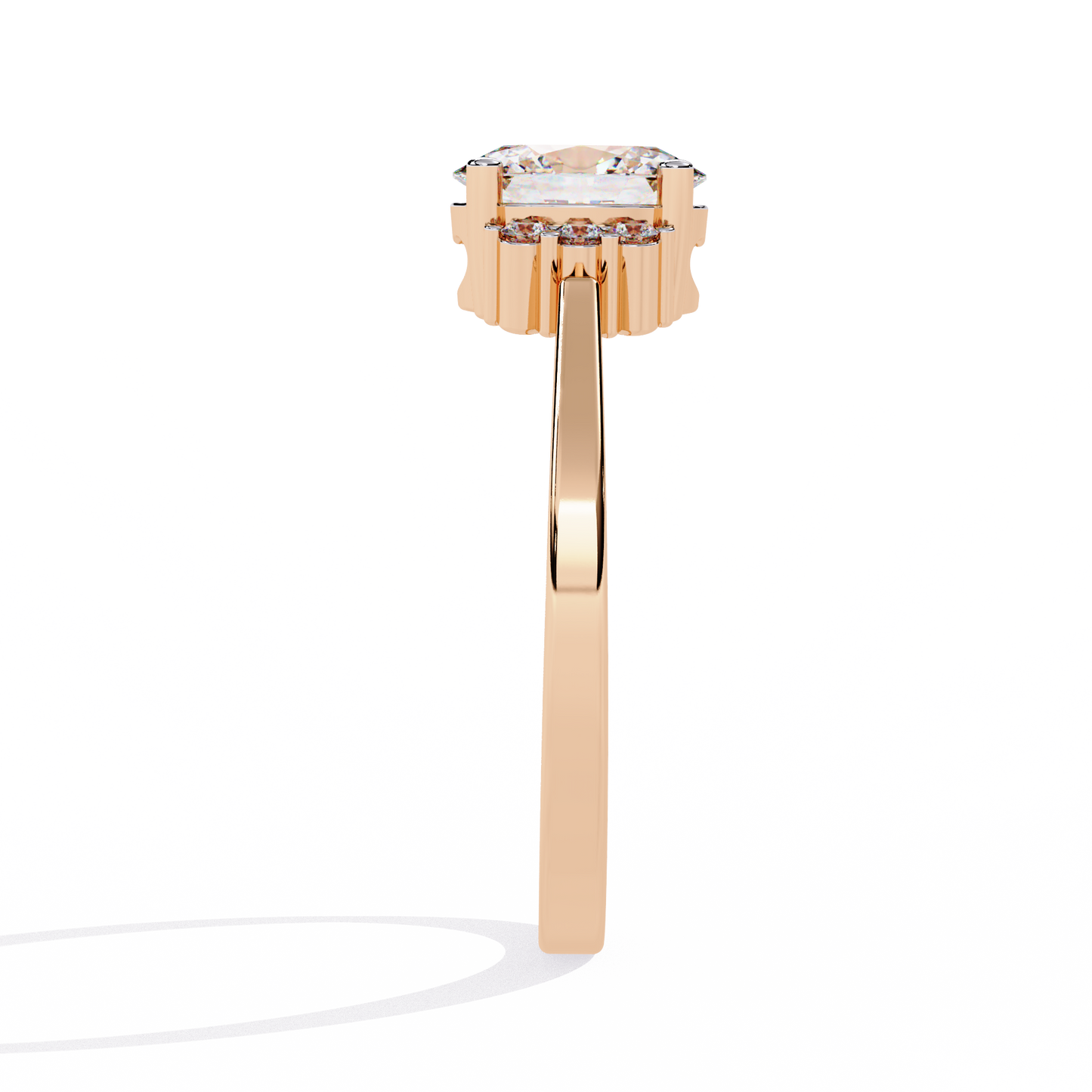 ophira aurora cluster lab grown diamond ring