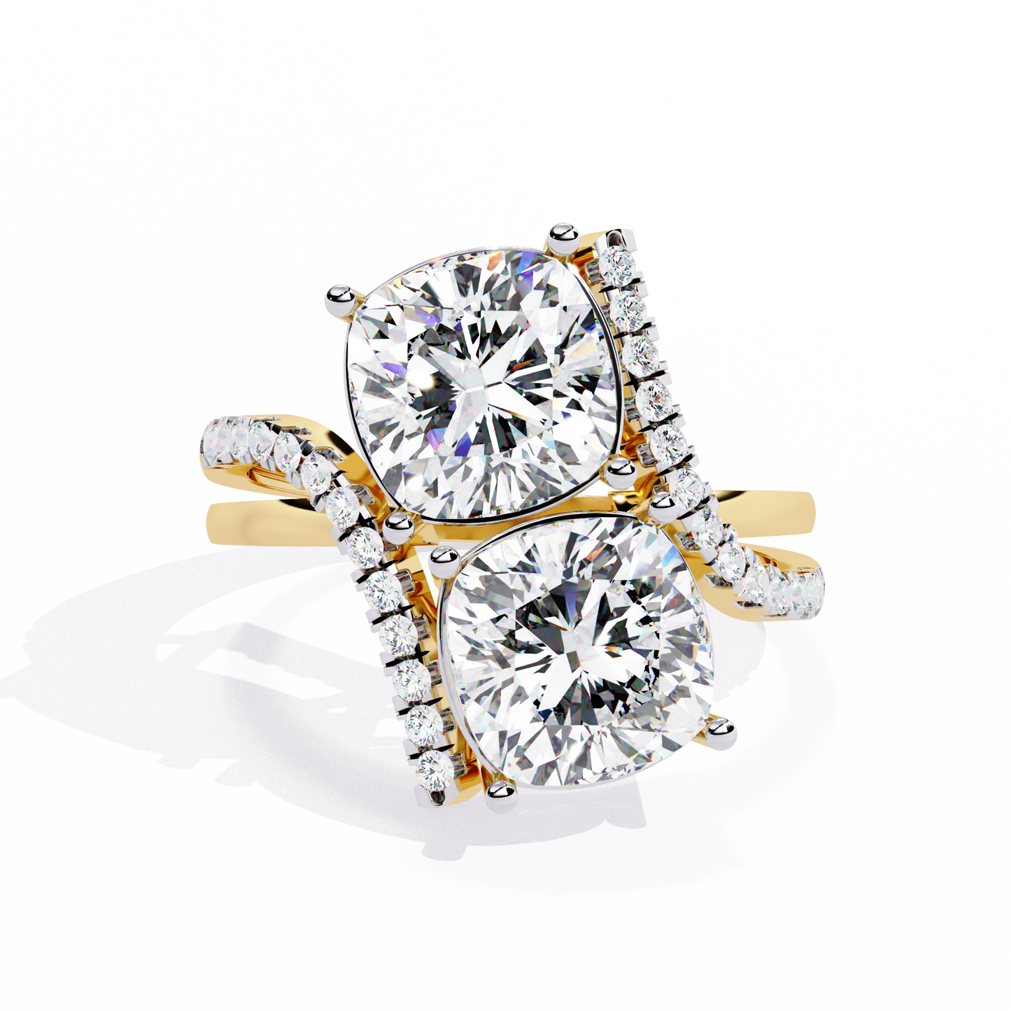 ophira toi et moi grandeur lab grown diamond ring