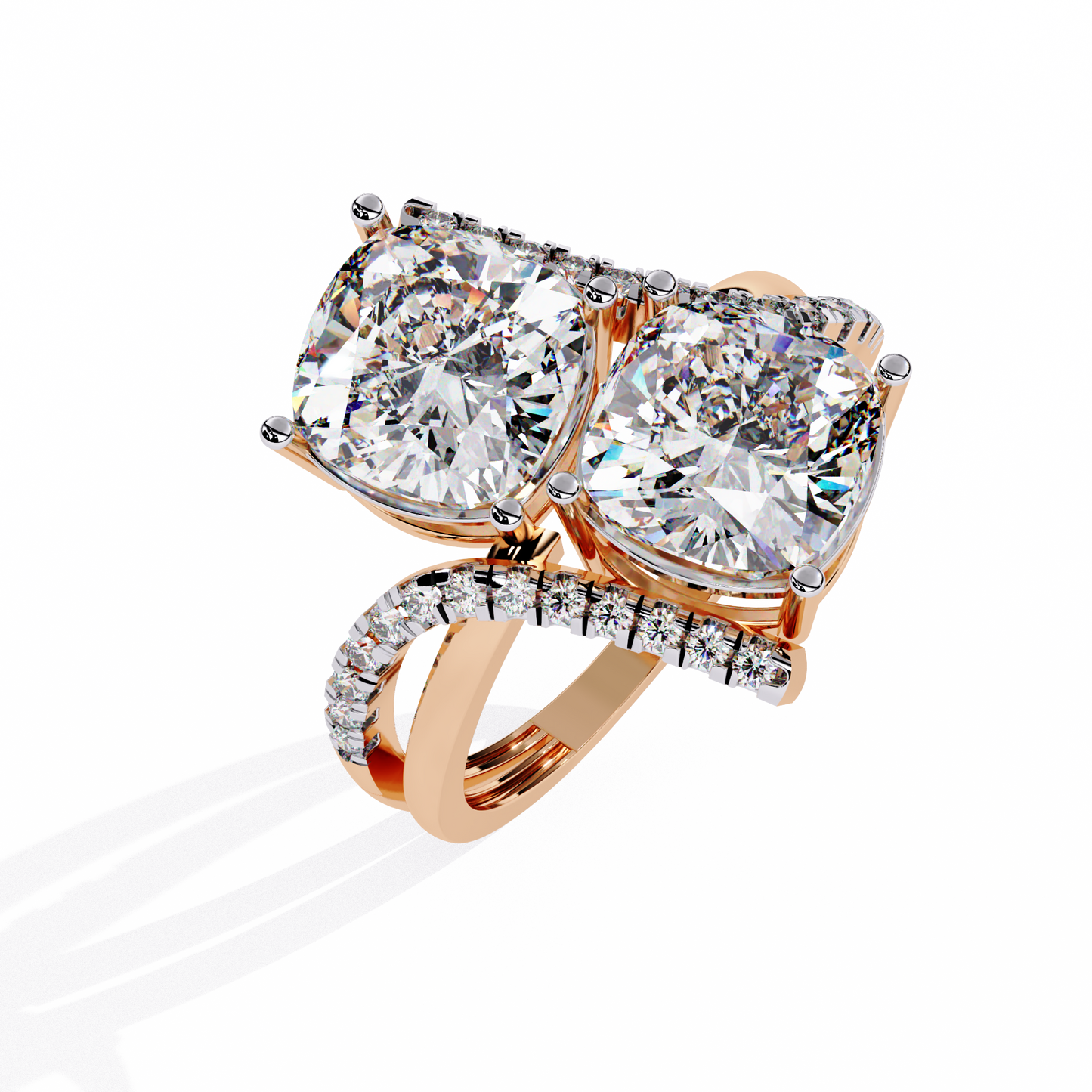 ophira toi et moi grandeur lab grown diamond ring