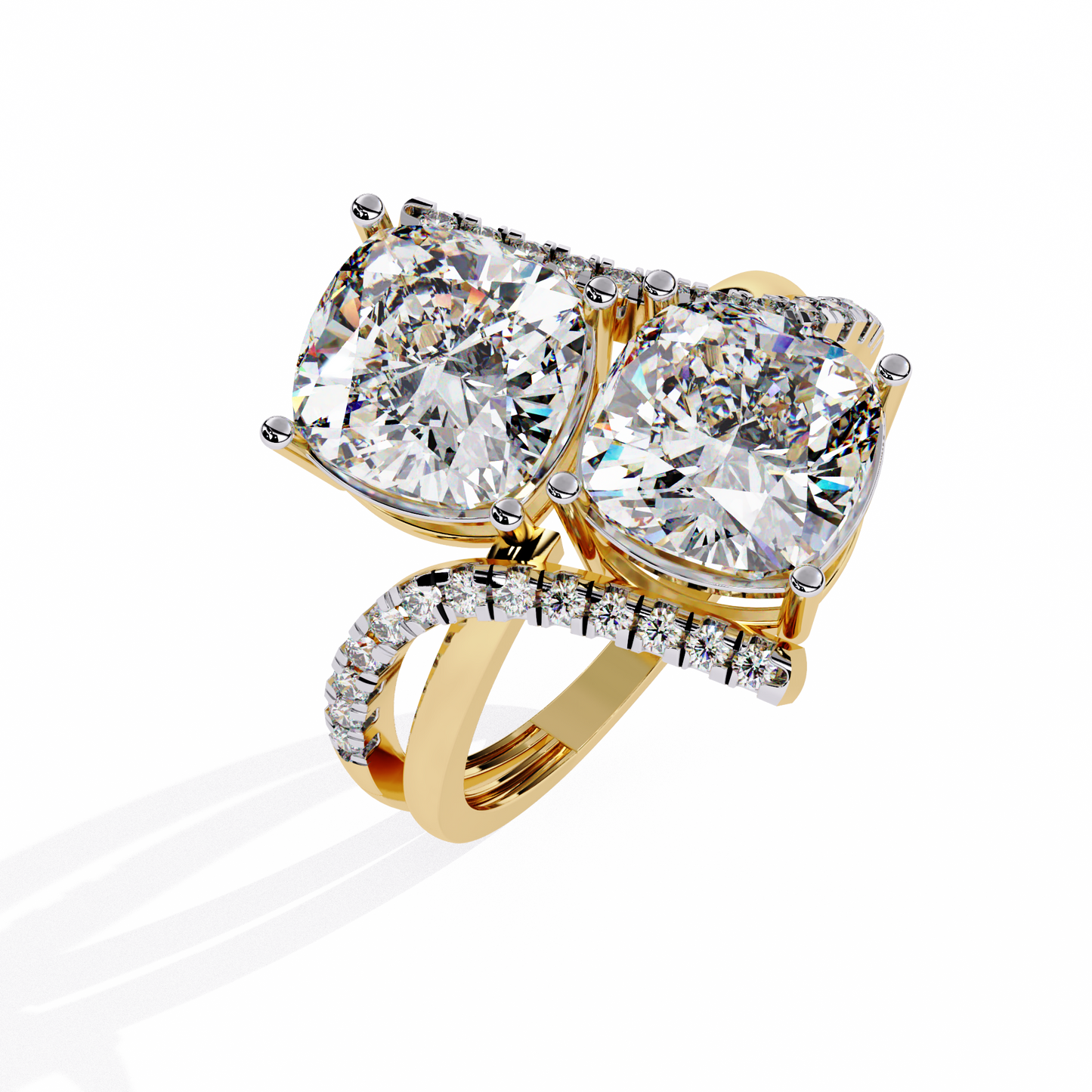 ophira toi et moi grandeur lab grown diamond ring