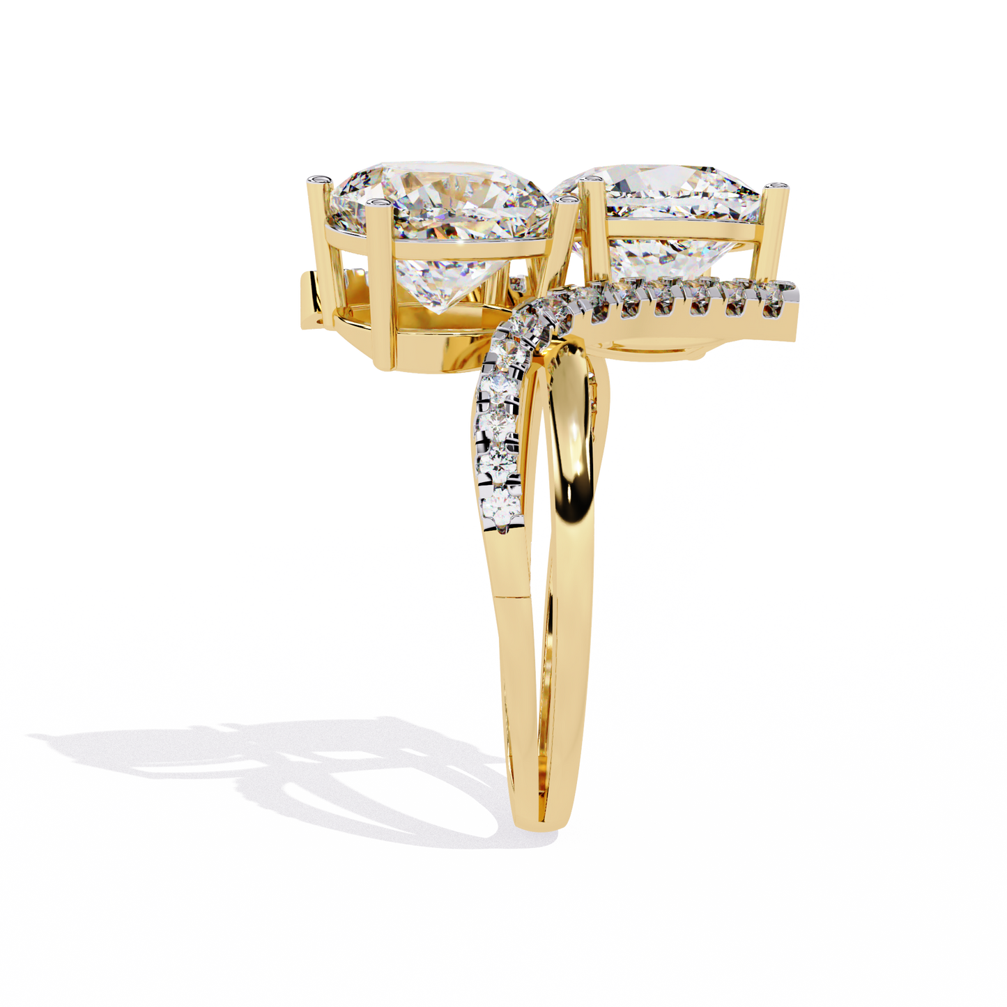 ophira toi et moi grandeur lab grown diamond ring