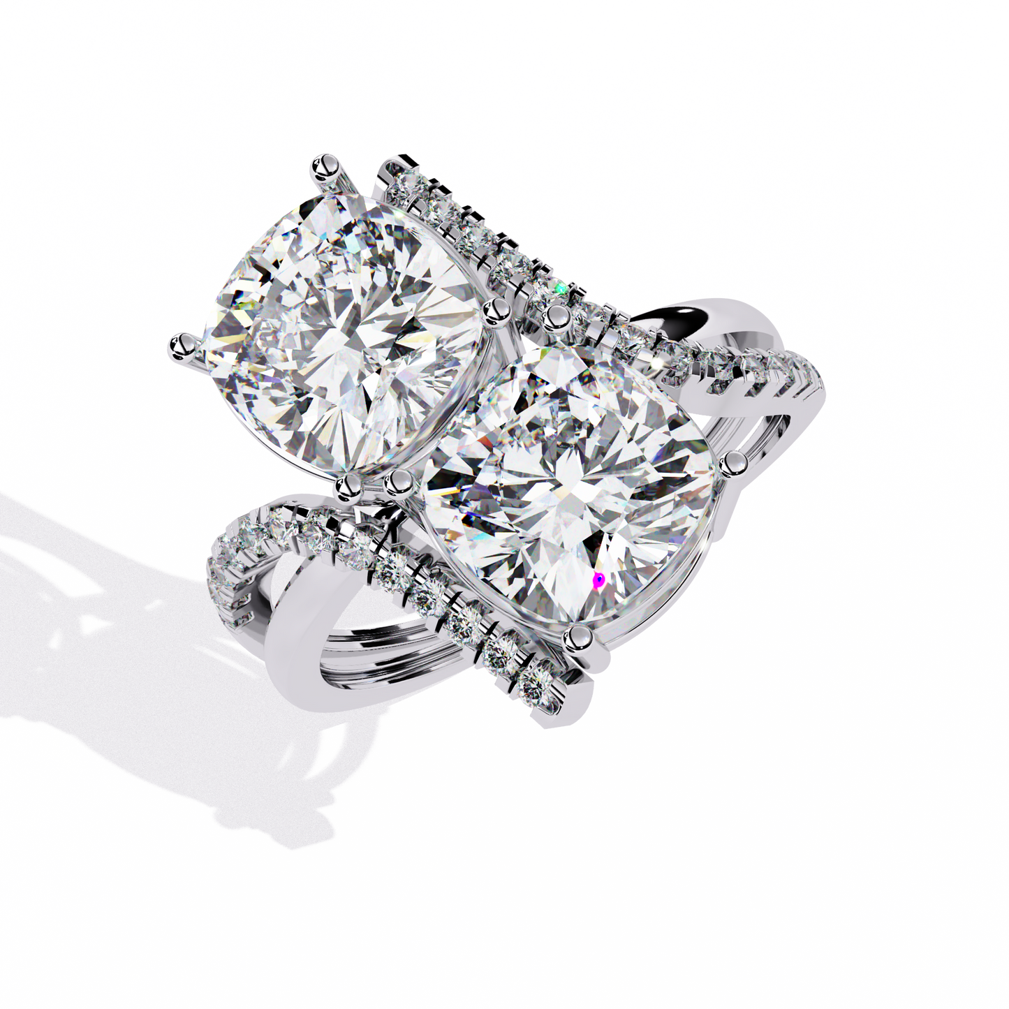 ophira toi et moi grandeur lab grown diamond ring