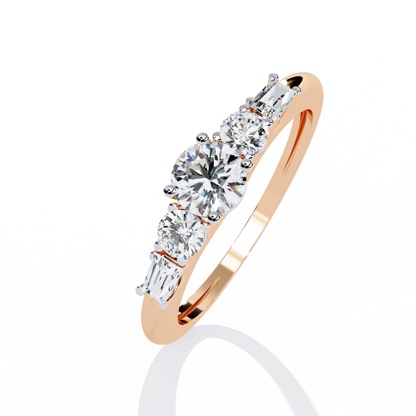 ophira skyline taper lab grown diamond ring