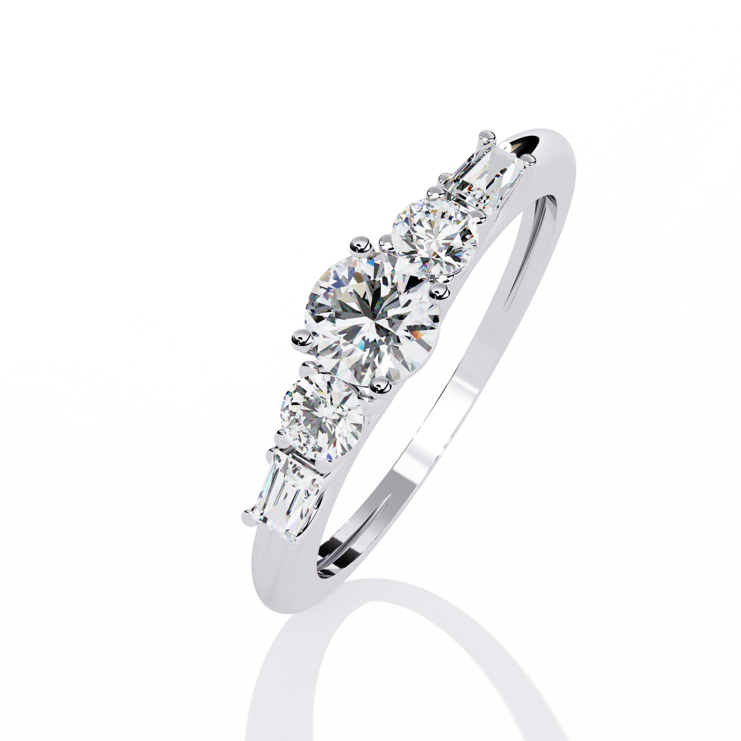 ophira skyline taper lab grown diamond ring