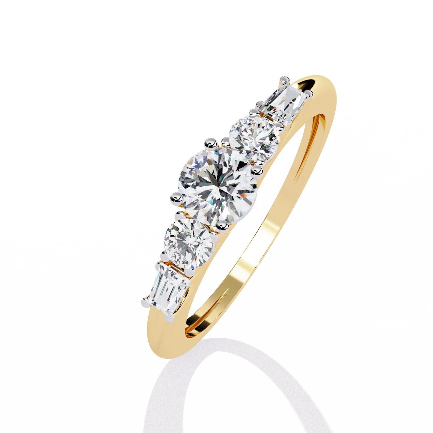 ophira skyline taper lab grown diamond ring