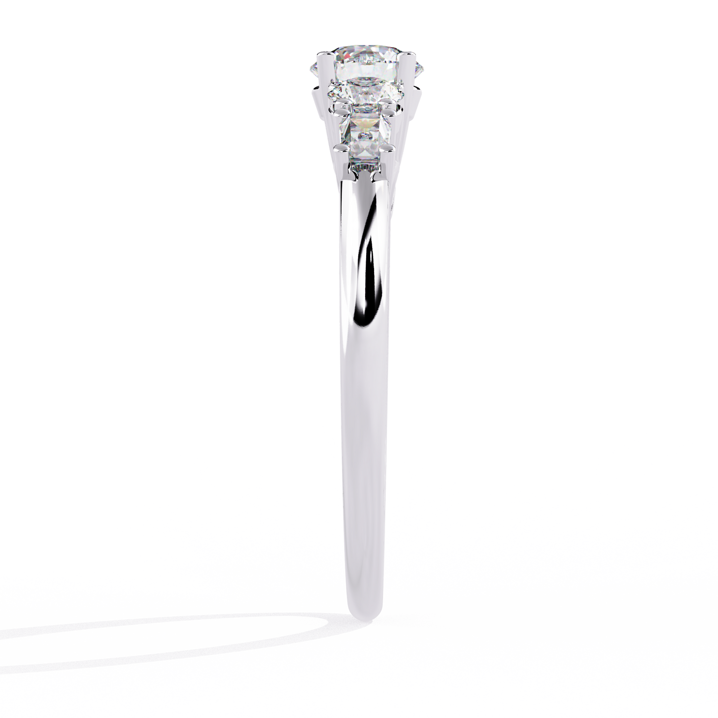 ophira skyline taper lab grown diamond ring