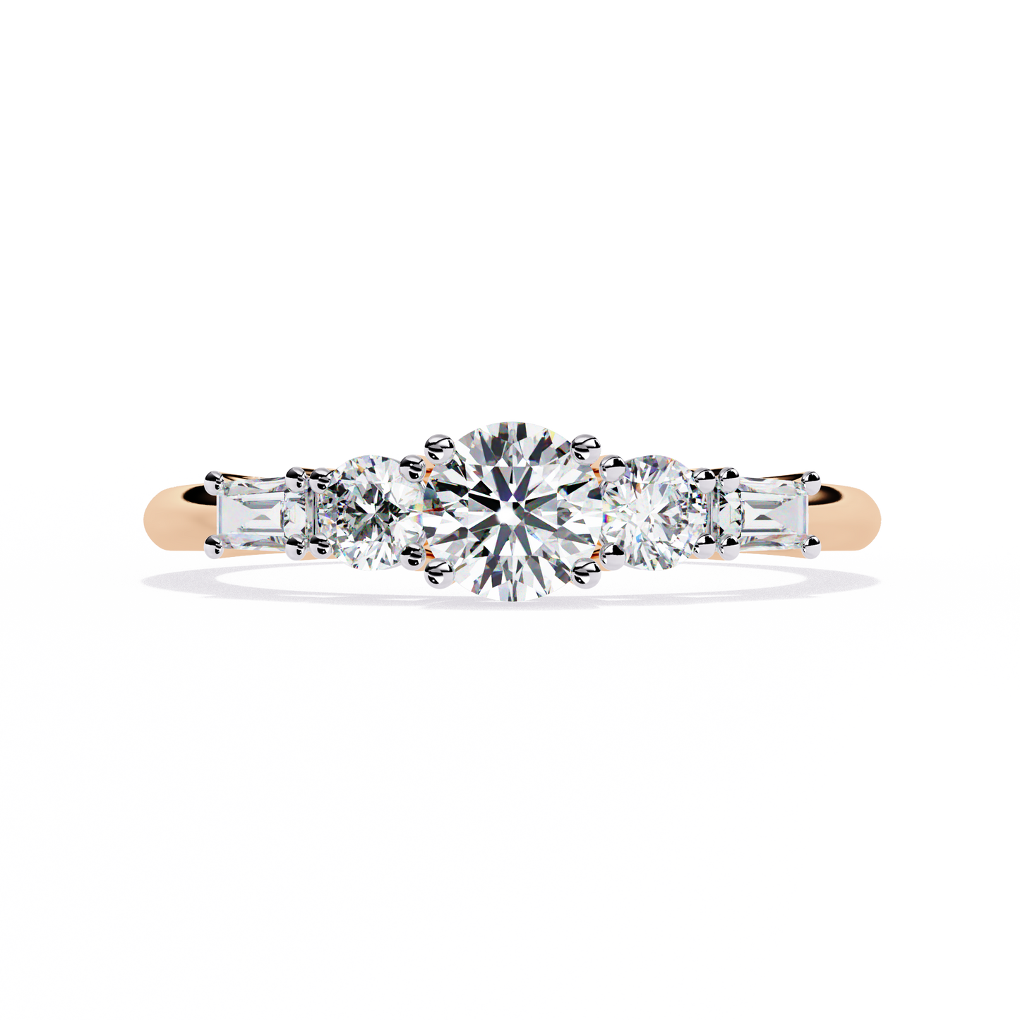 ophira skyline taper lab grown diamond ring