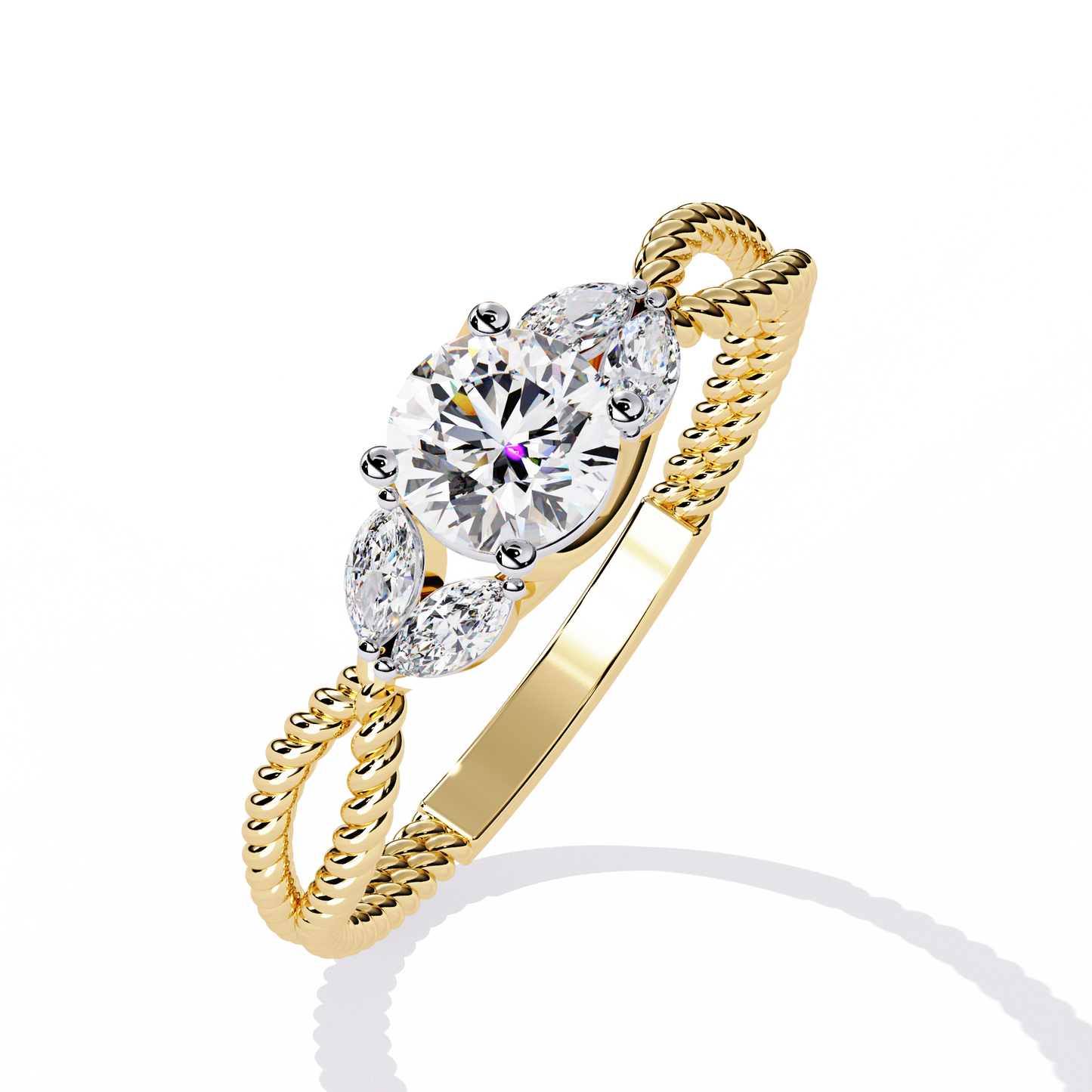 marquise breeze lab grown diamond ring