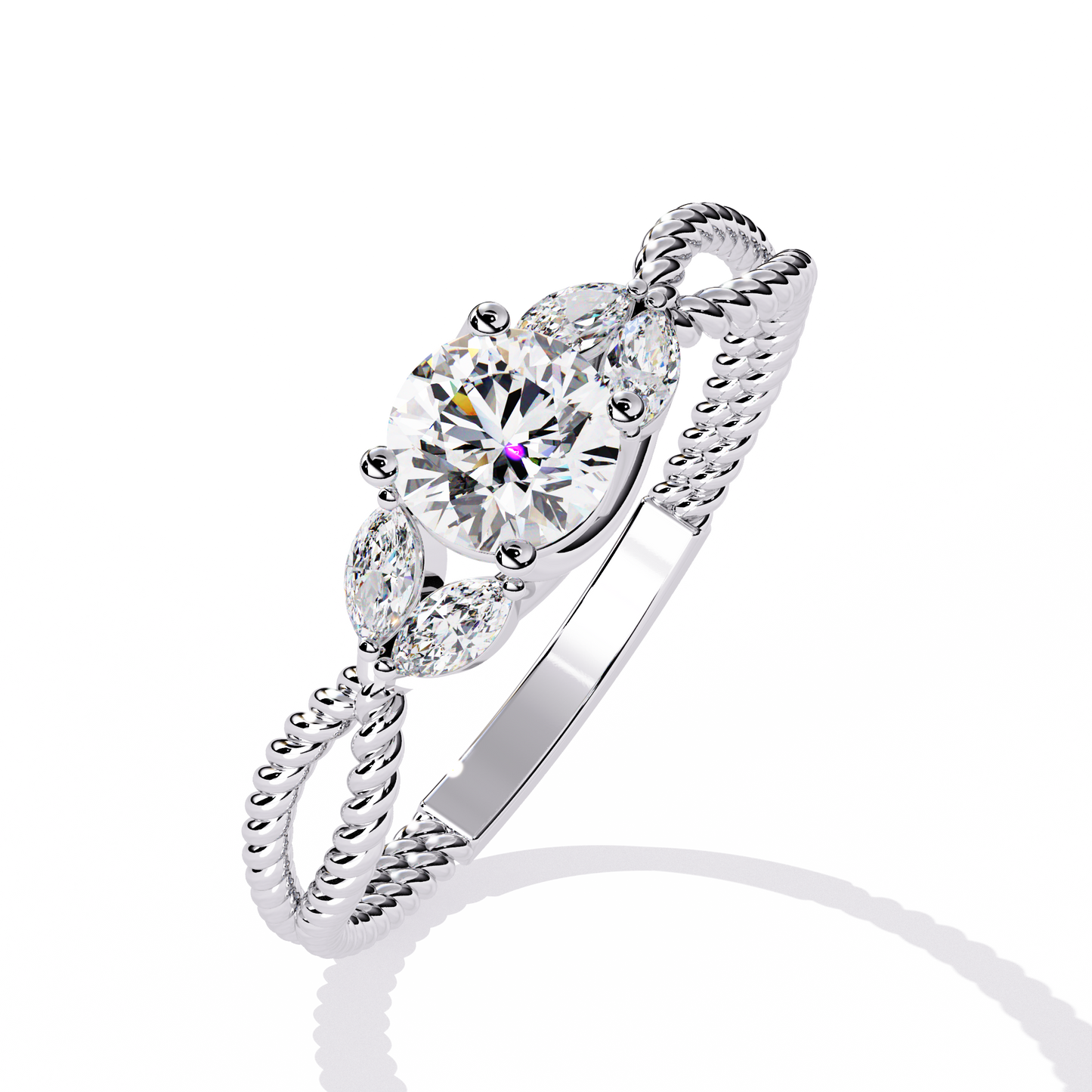 marquise breeze lab grown diamond ring