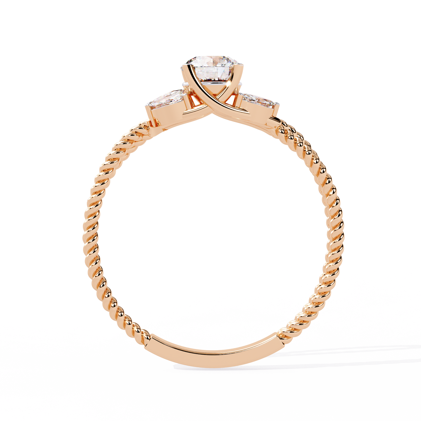 marquise breeze lab grown diamond ring