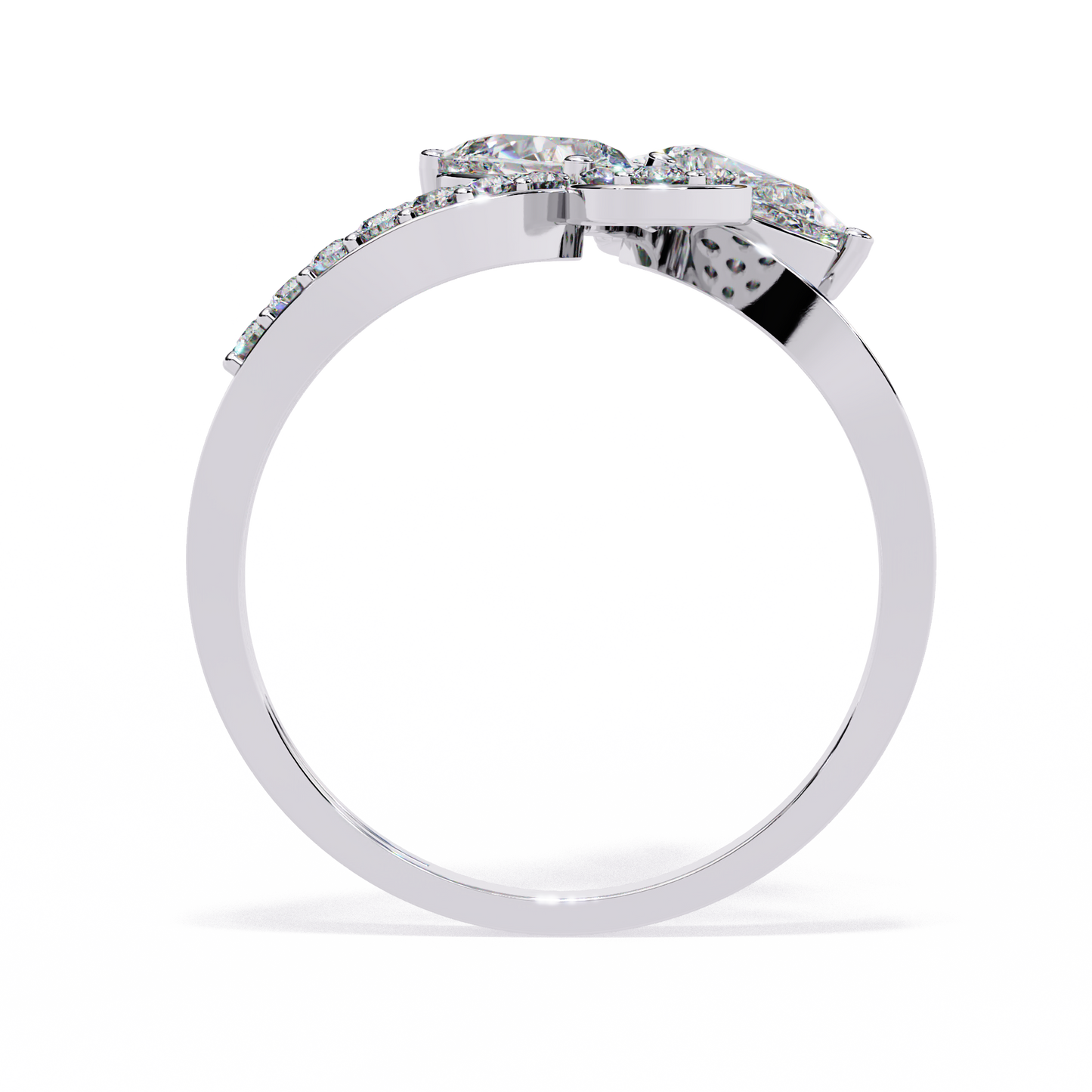 eden petal lab grown diamond ring