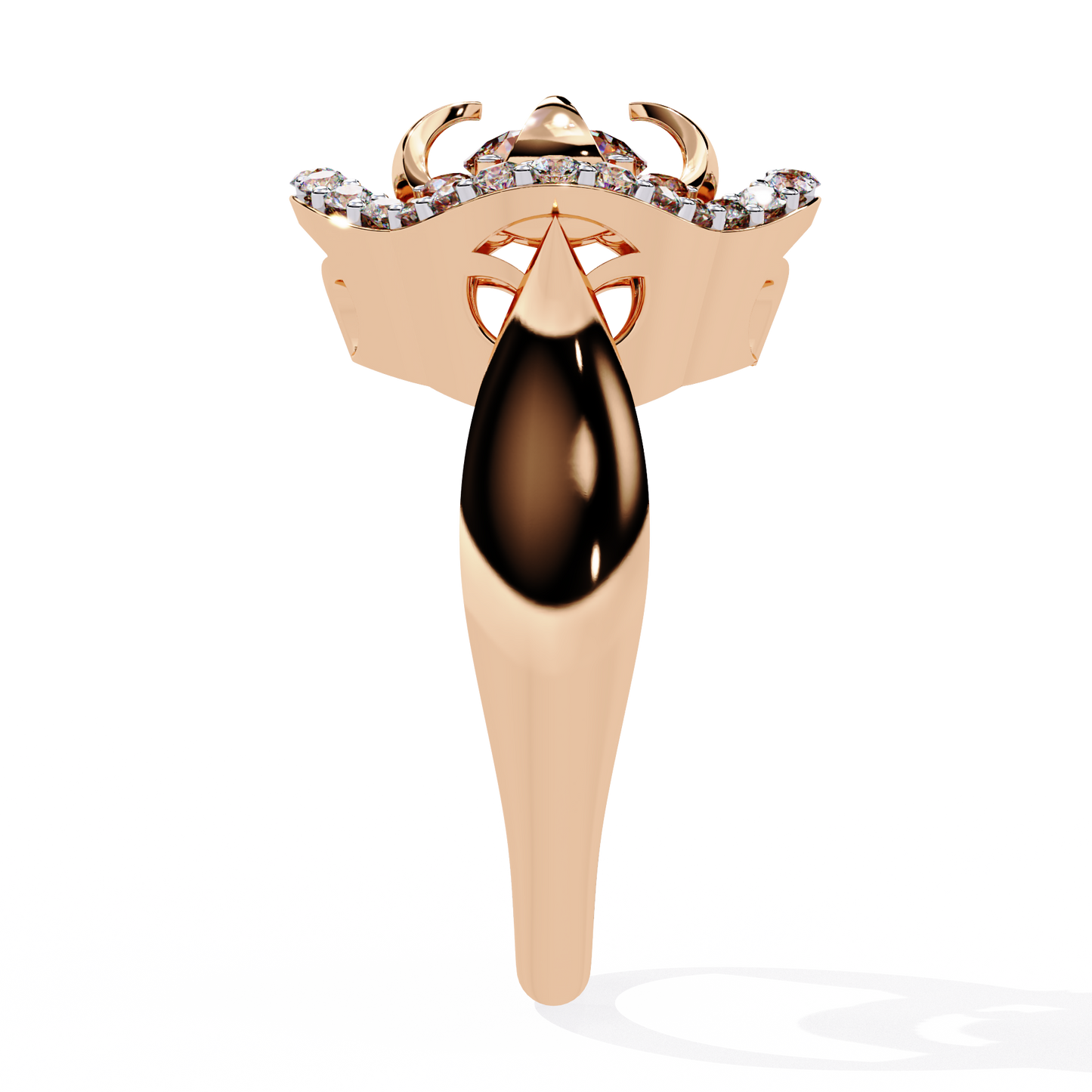 fleur royale lab grown diamond ring
