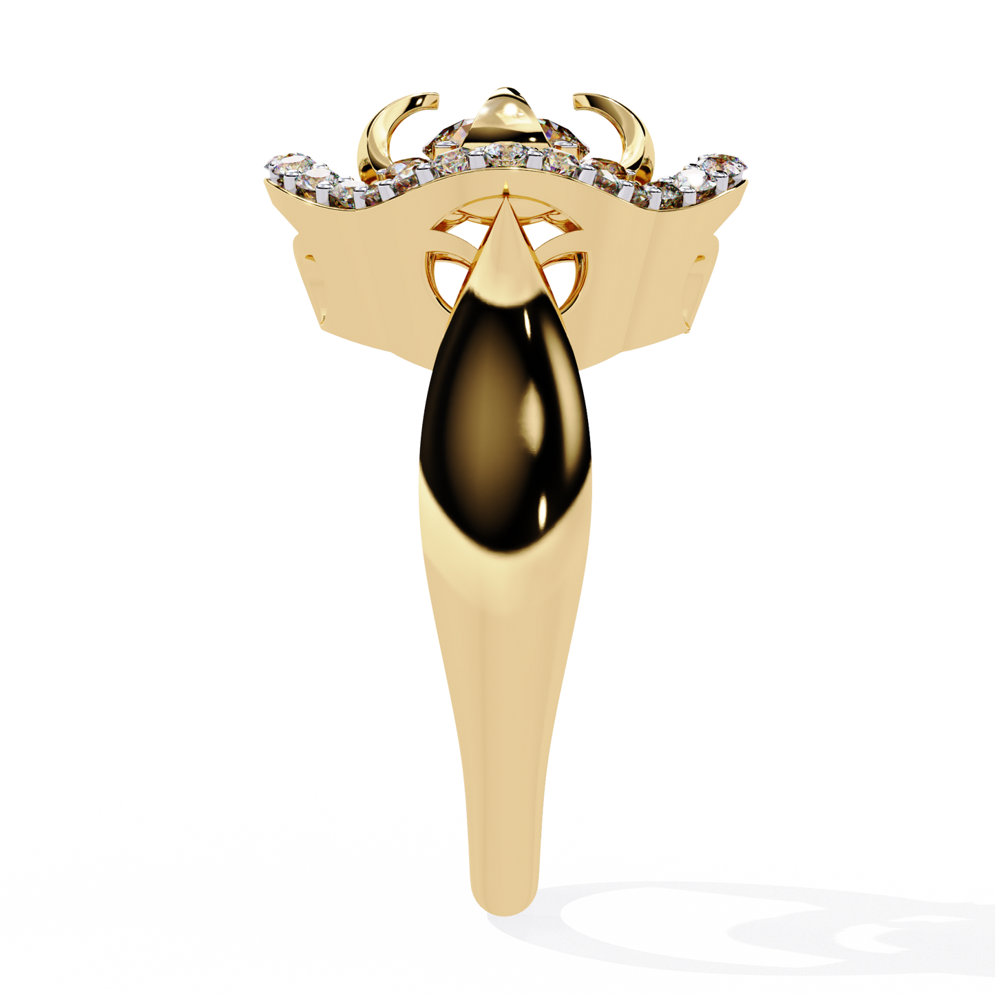 fleur royale lab grown diamond ring