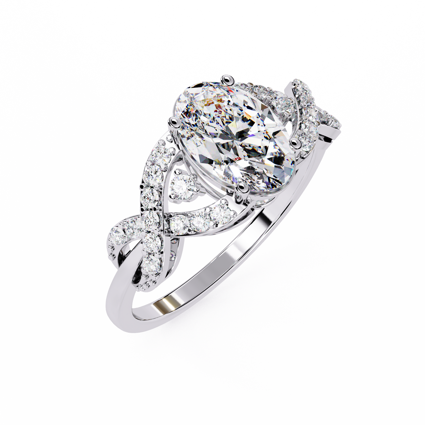 infinite promise lab grown diamond ring