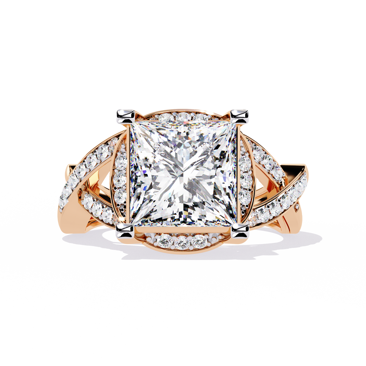 iconic princess lab grown diamond ring