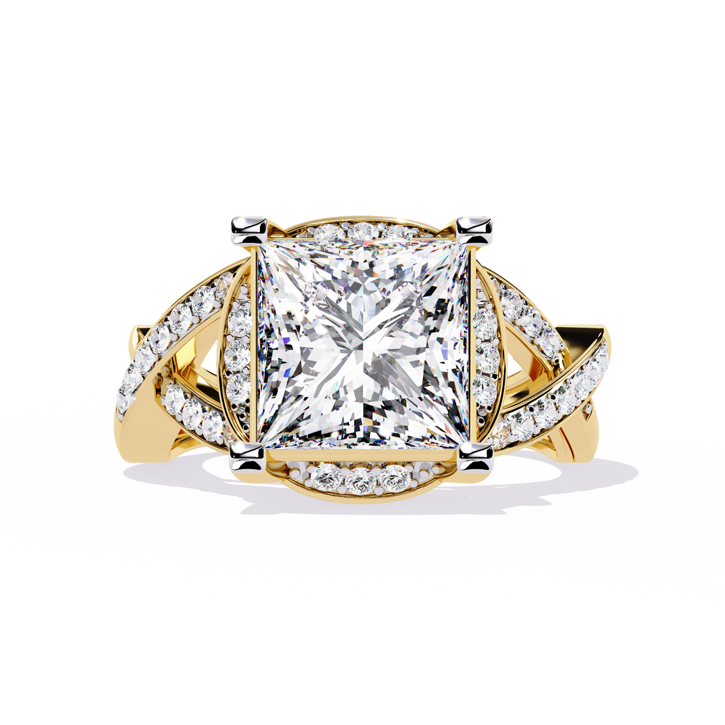 iconic princess lab grown diamond ring