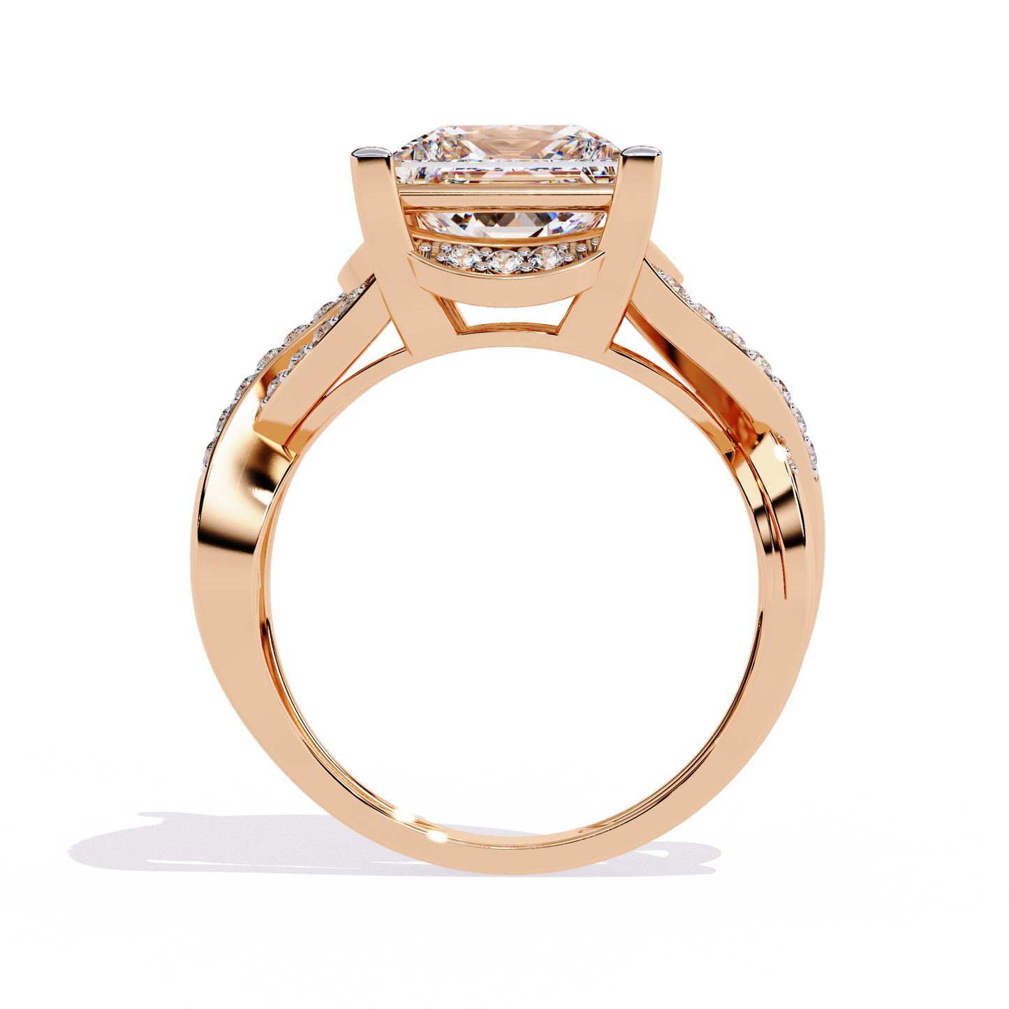 iconic princess lab grown diamond ring