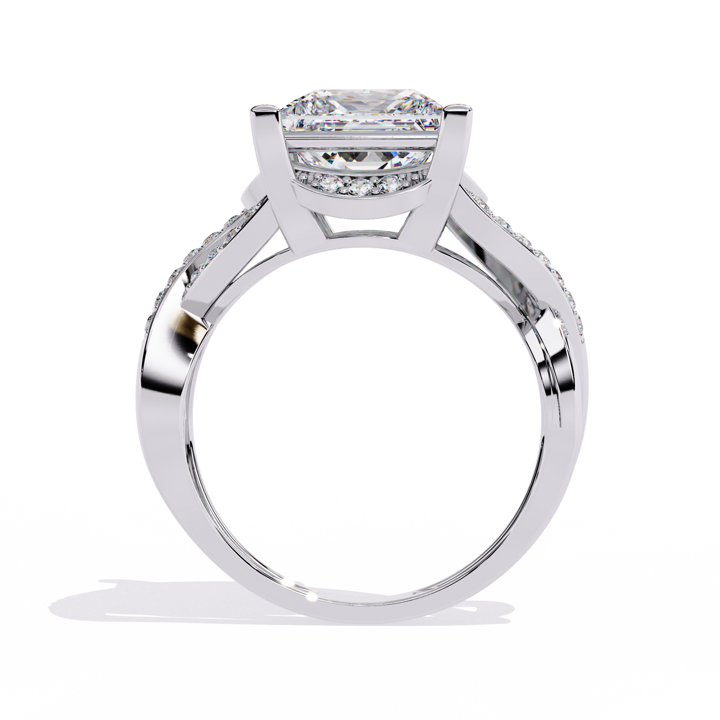 iconic princess lab grown diamond ring