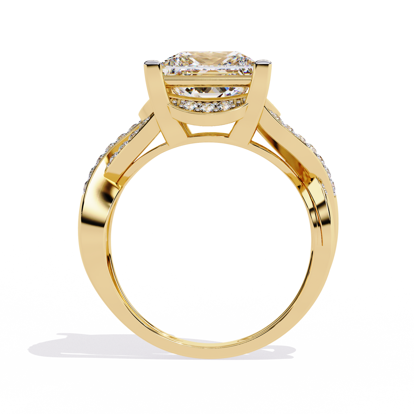 iconic princess lab grown diamond ring