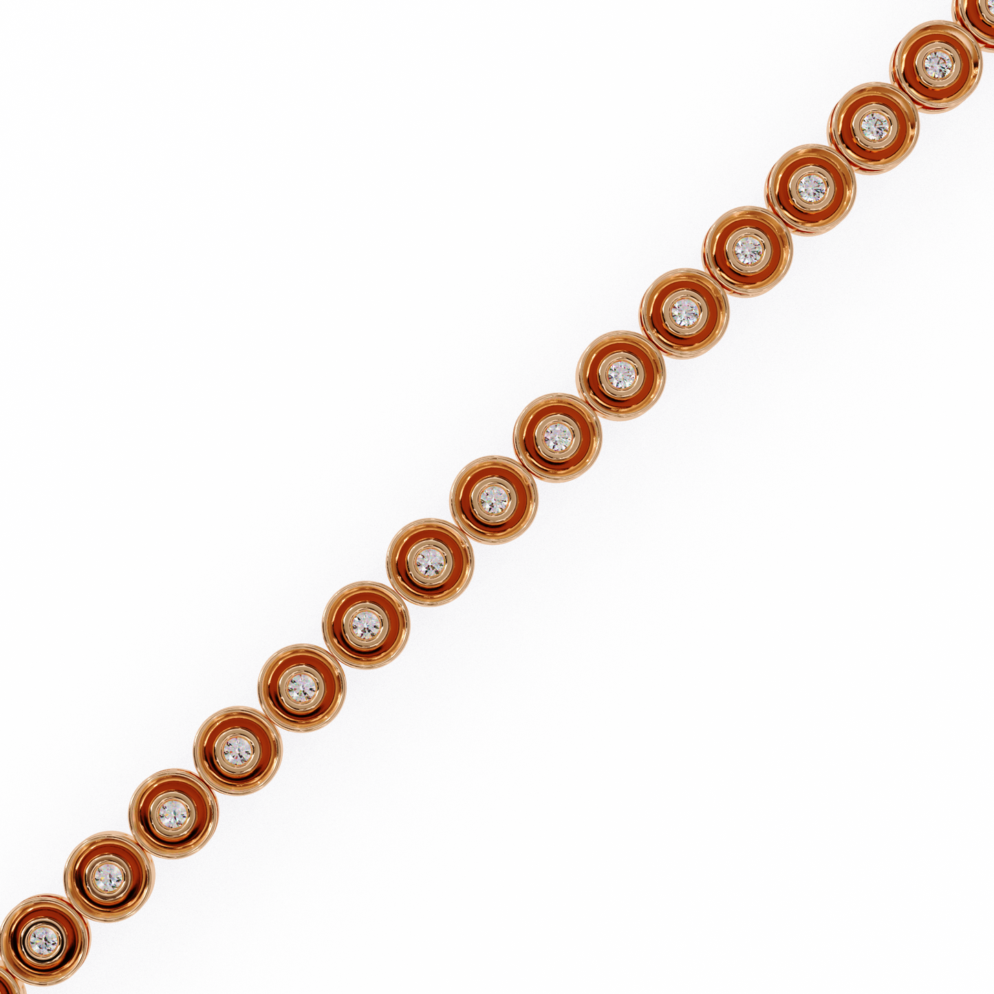 bella bezel lab grown diamond bracelet