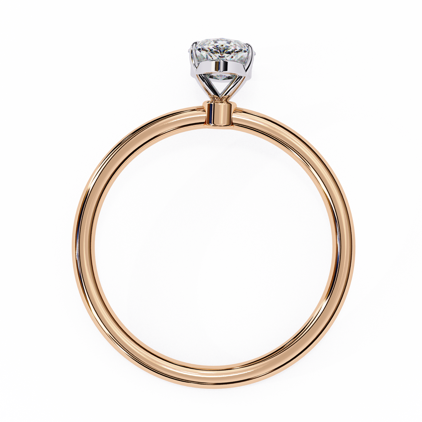 beautiful marquise lab grown diamond solitaire ring