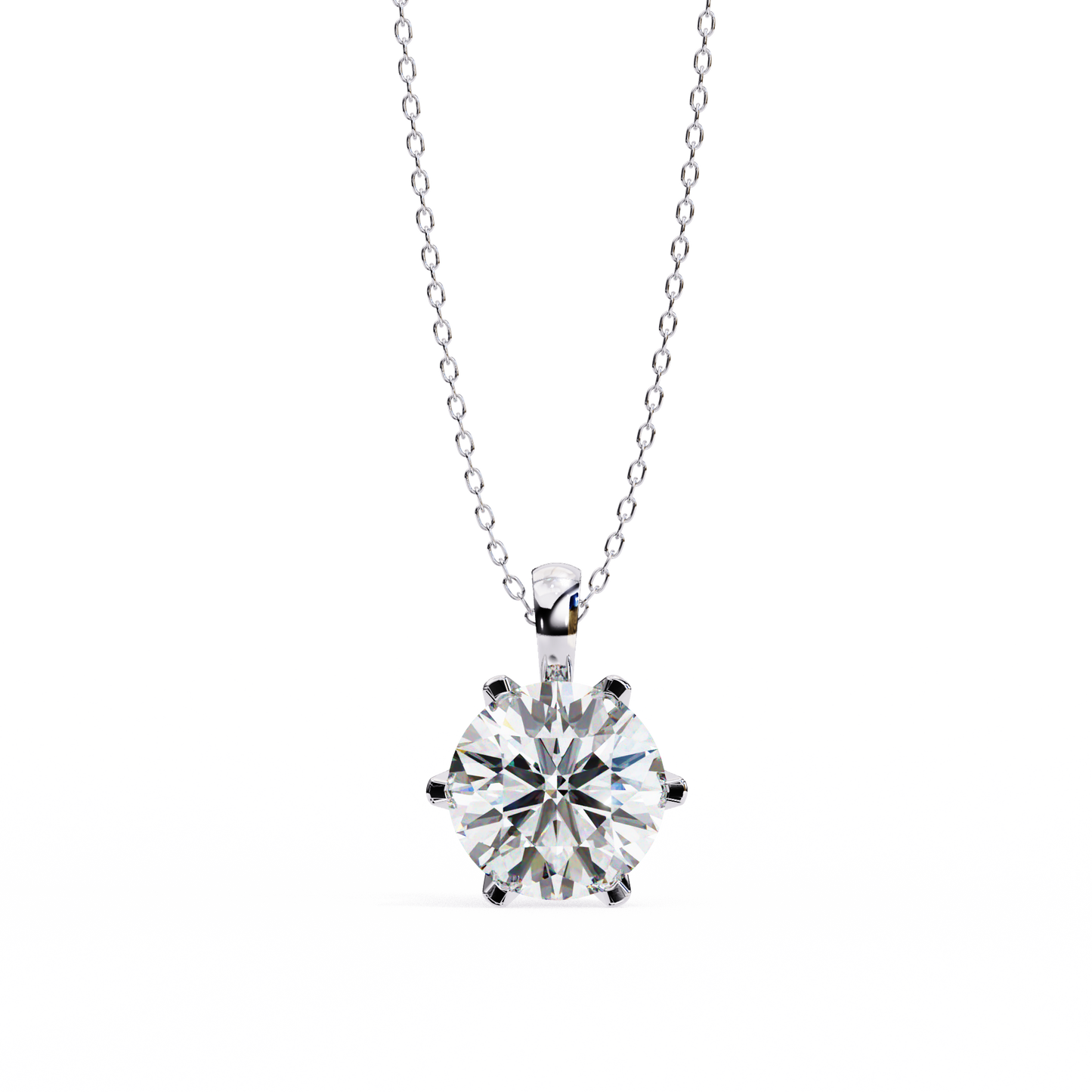 octavia lab-grown diamond pendant