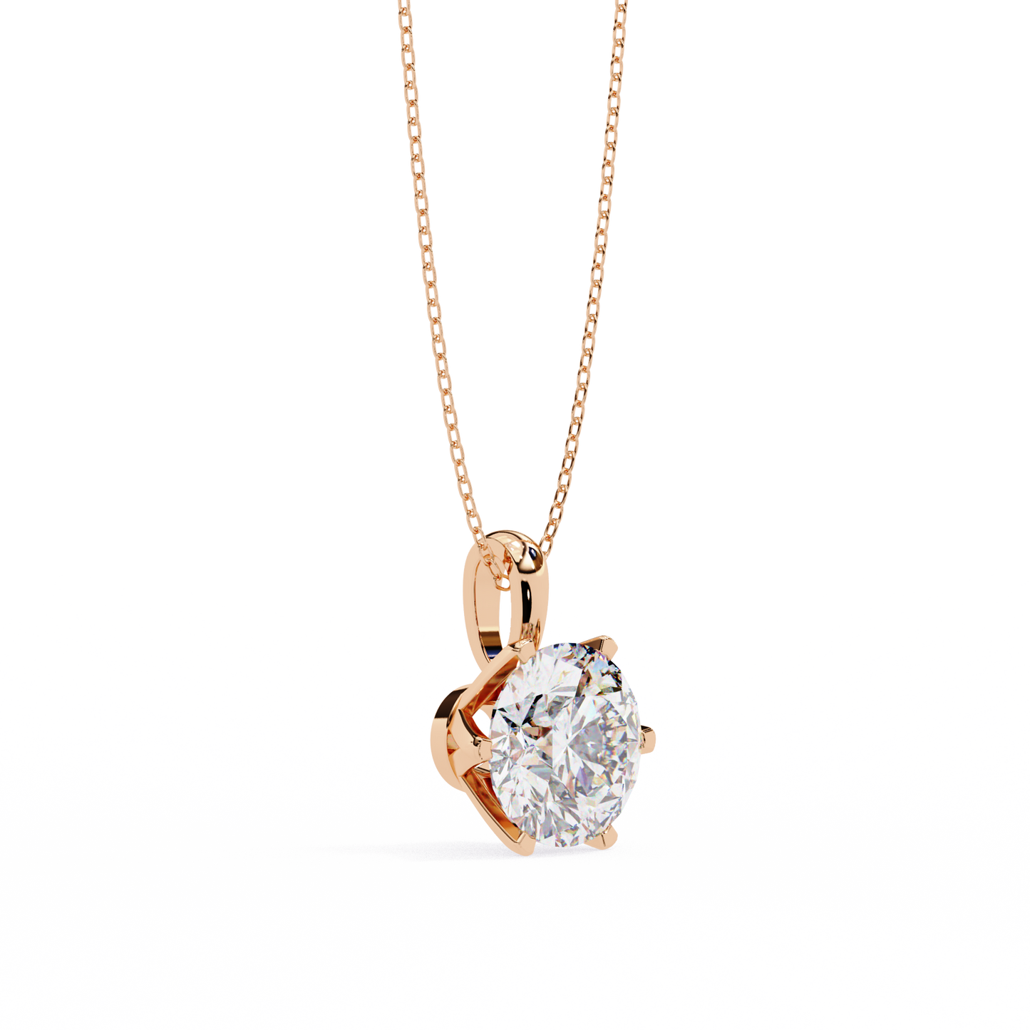 octavia lab-grown diamond pendant