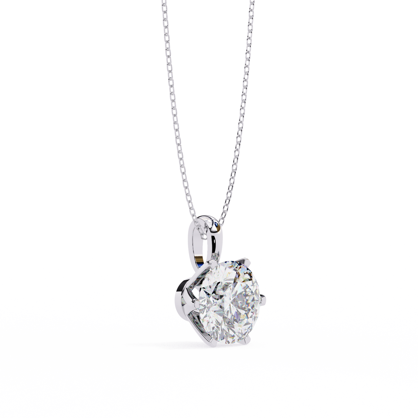 octavia lab-grown diamond pendant