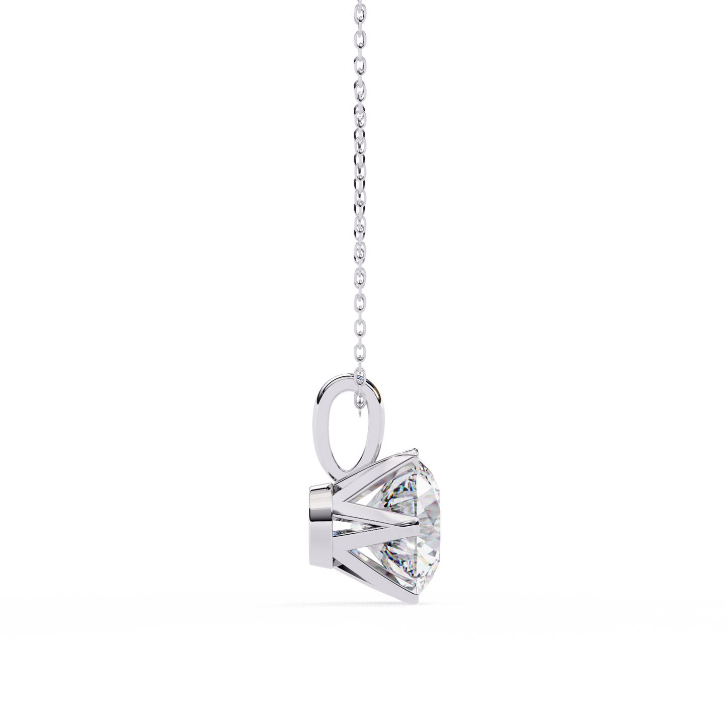 octavia lab-grown diamond pendant