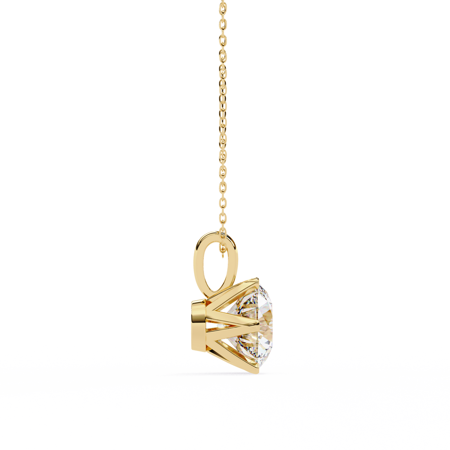 octavia lab-grown diamond pendant
