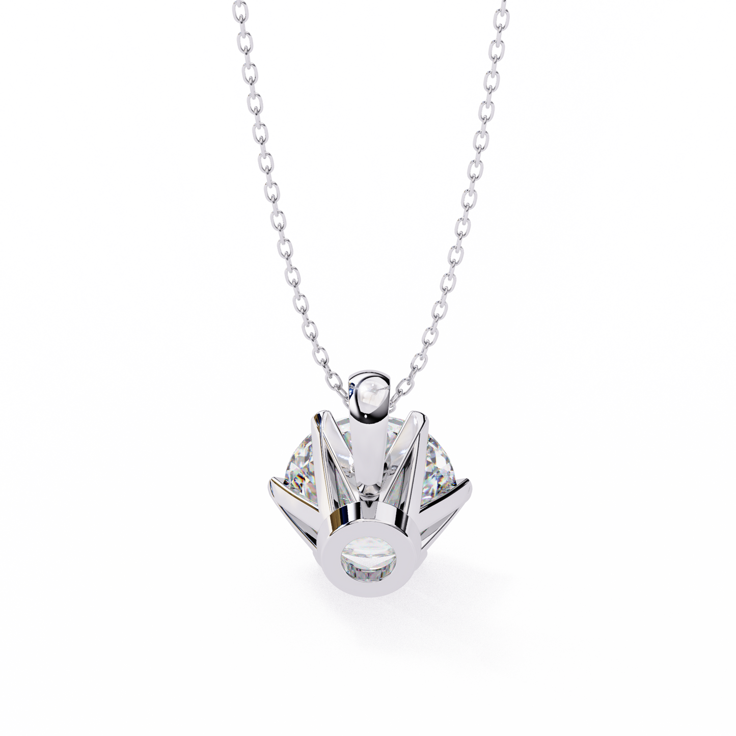 octavia lab-grown diamond pendant