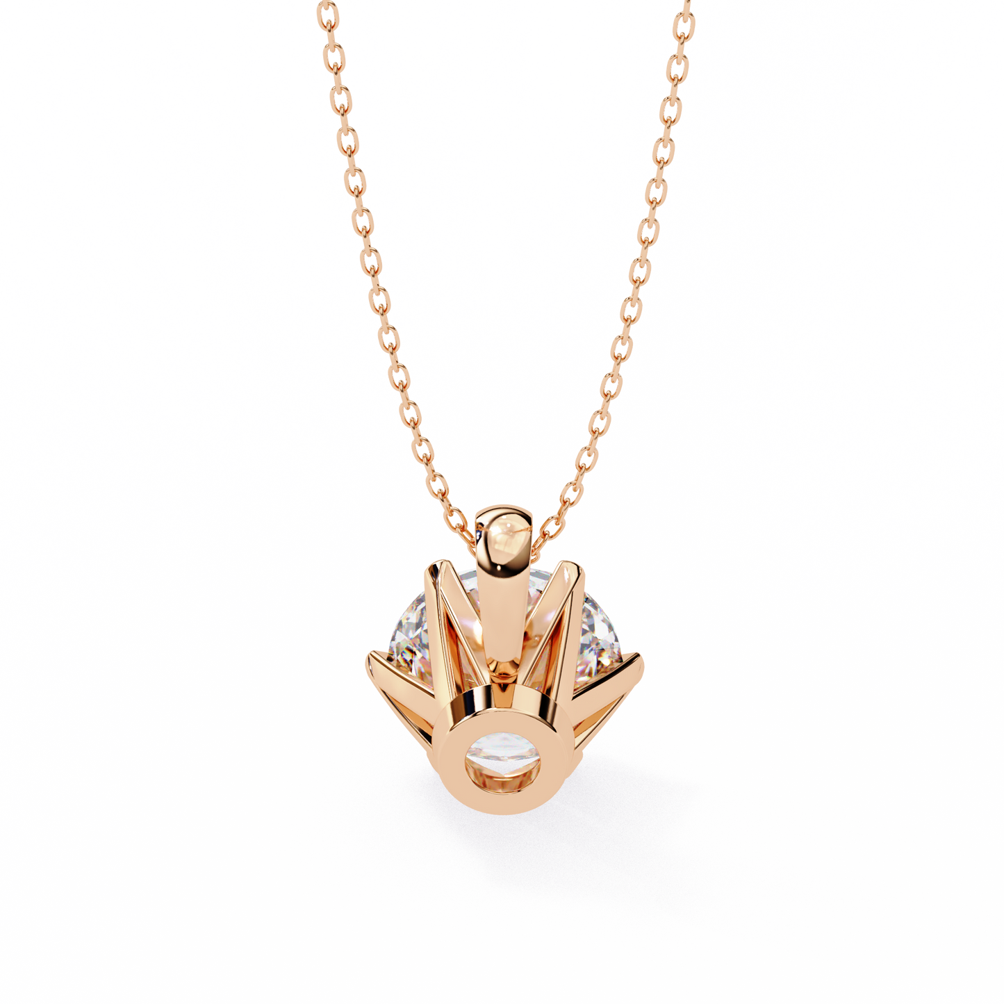 octavia lab-grown diamond pendant