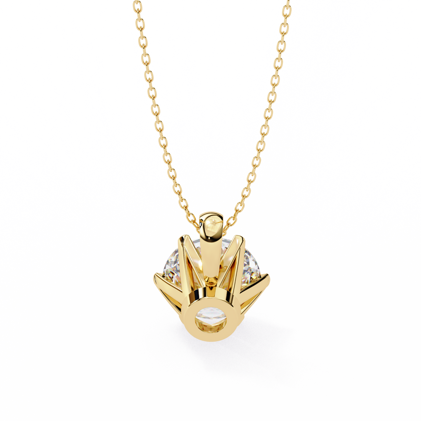 octavia lab-grown diamond pendant