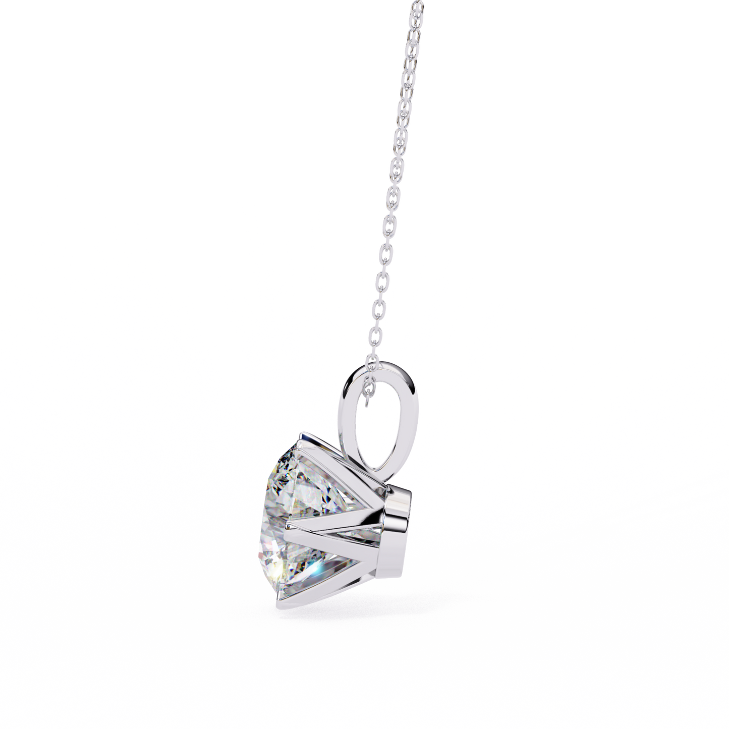 octavia lab-grown diamond pendant
