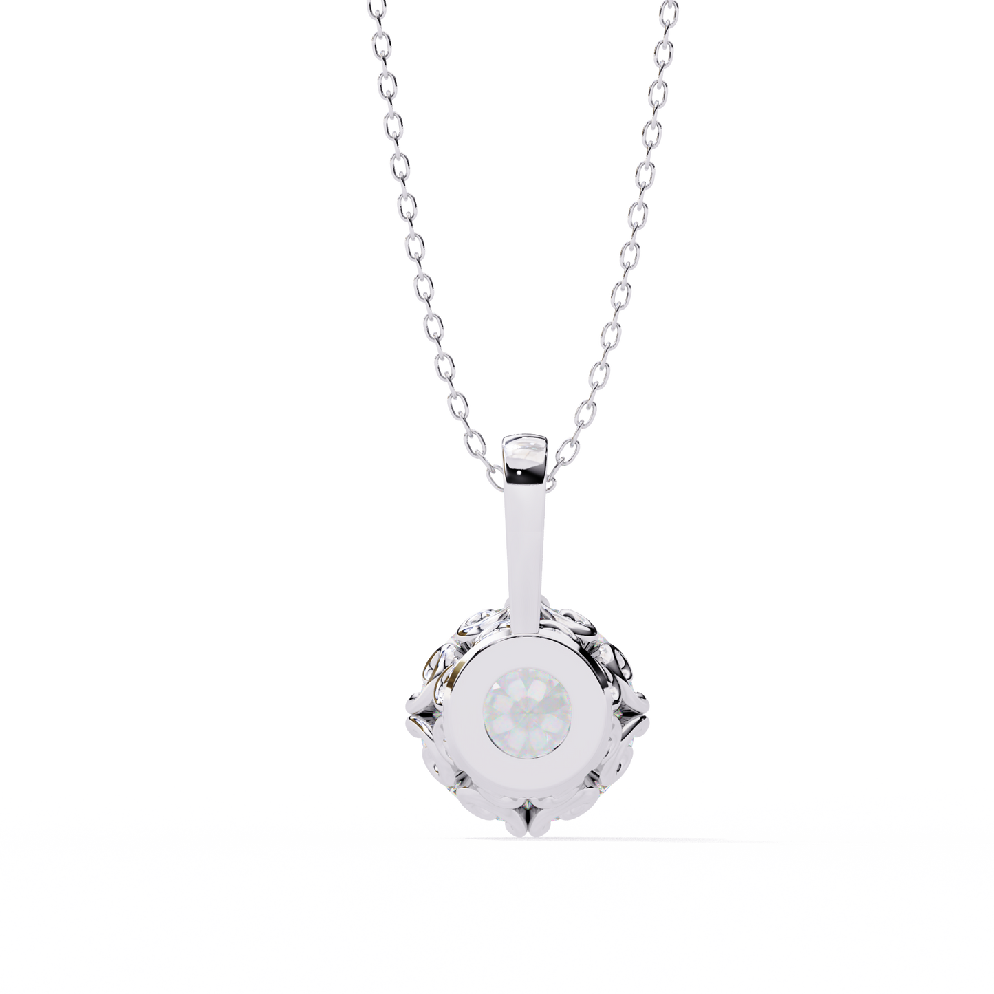 lyra solitaire lab-grown diamond pendant