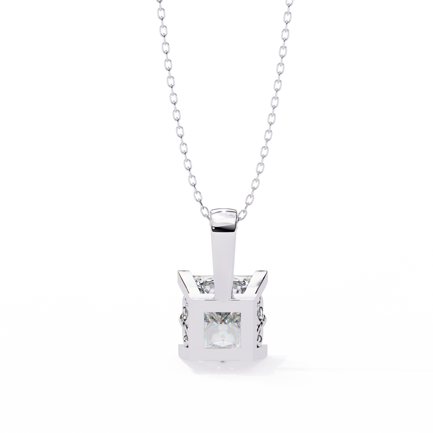 orion princess lab-grown diamond pendant