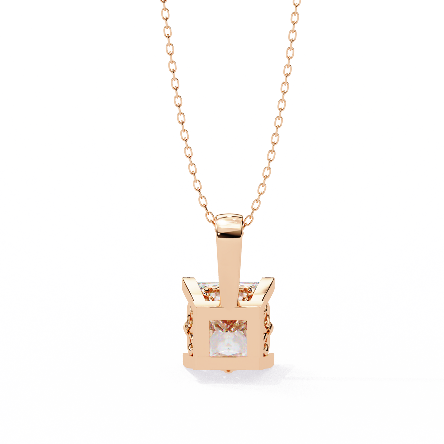orion princess lab-grown diamond pendant