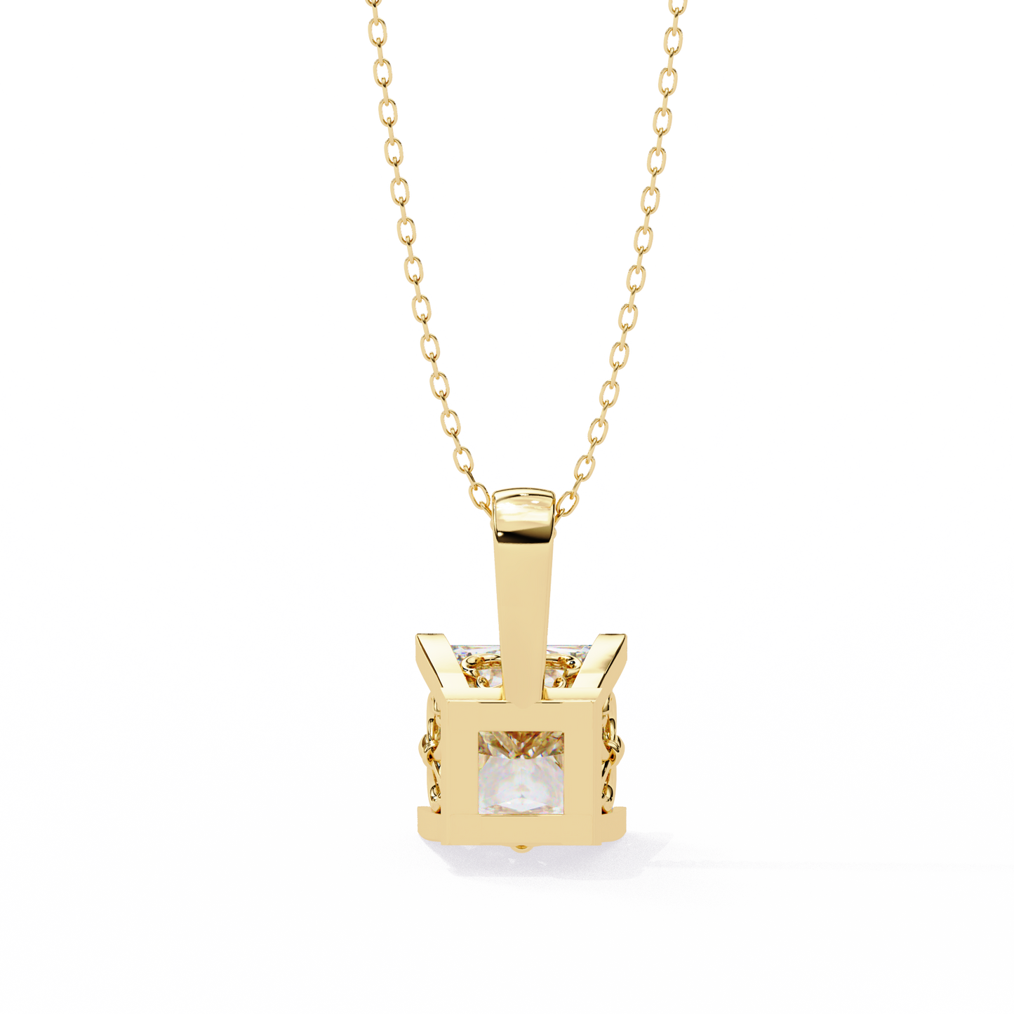 orion princess lab-grown diamond pendant