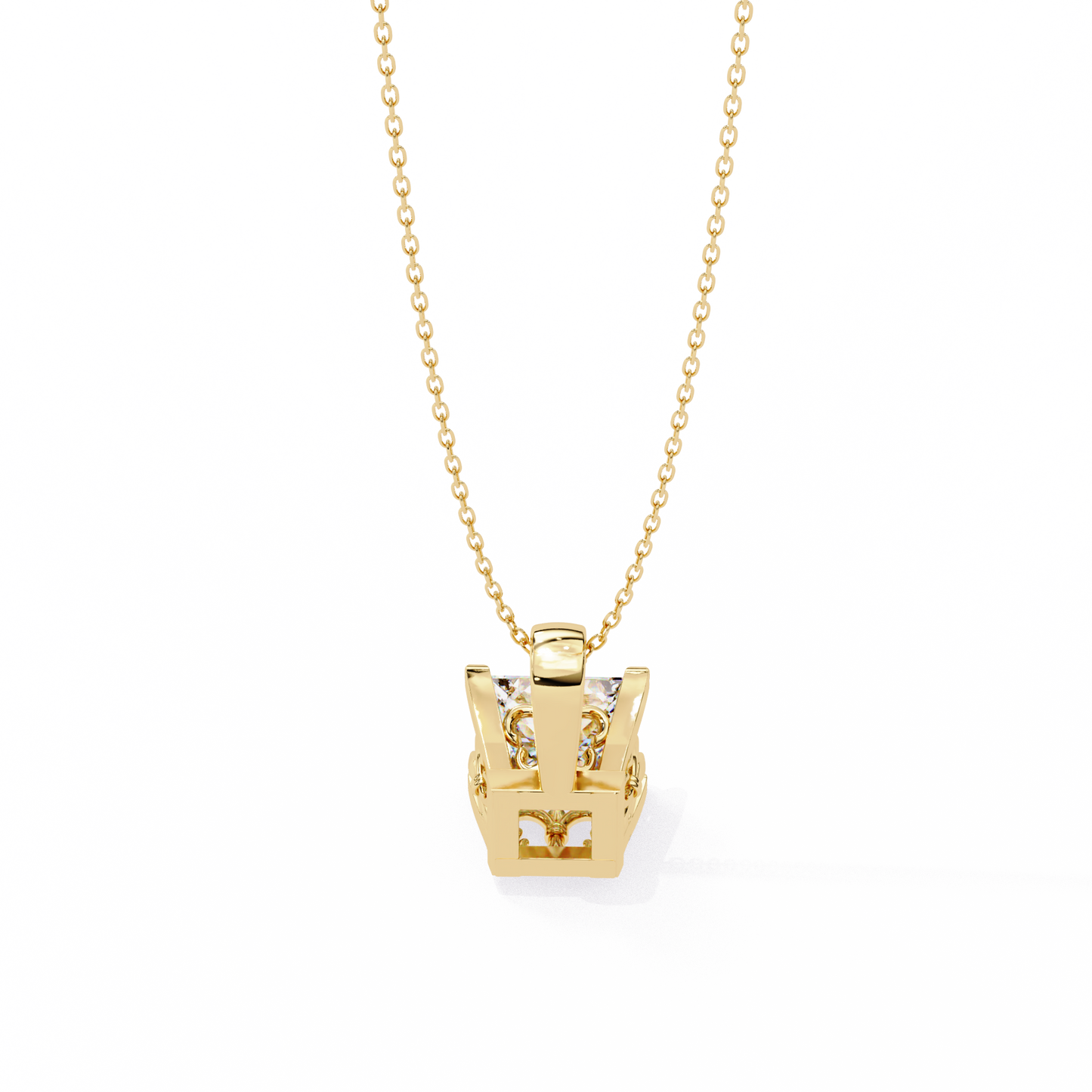 orion princess lab-grown diamond pendant