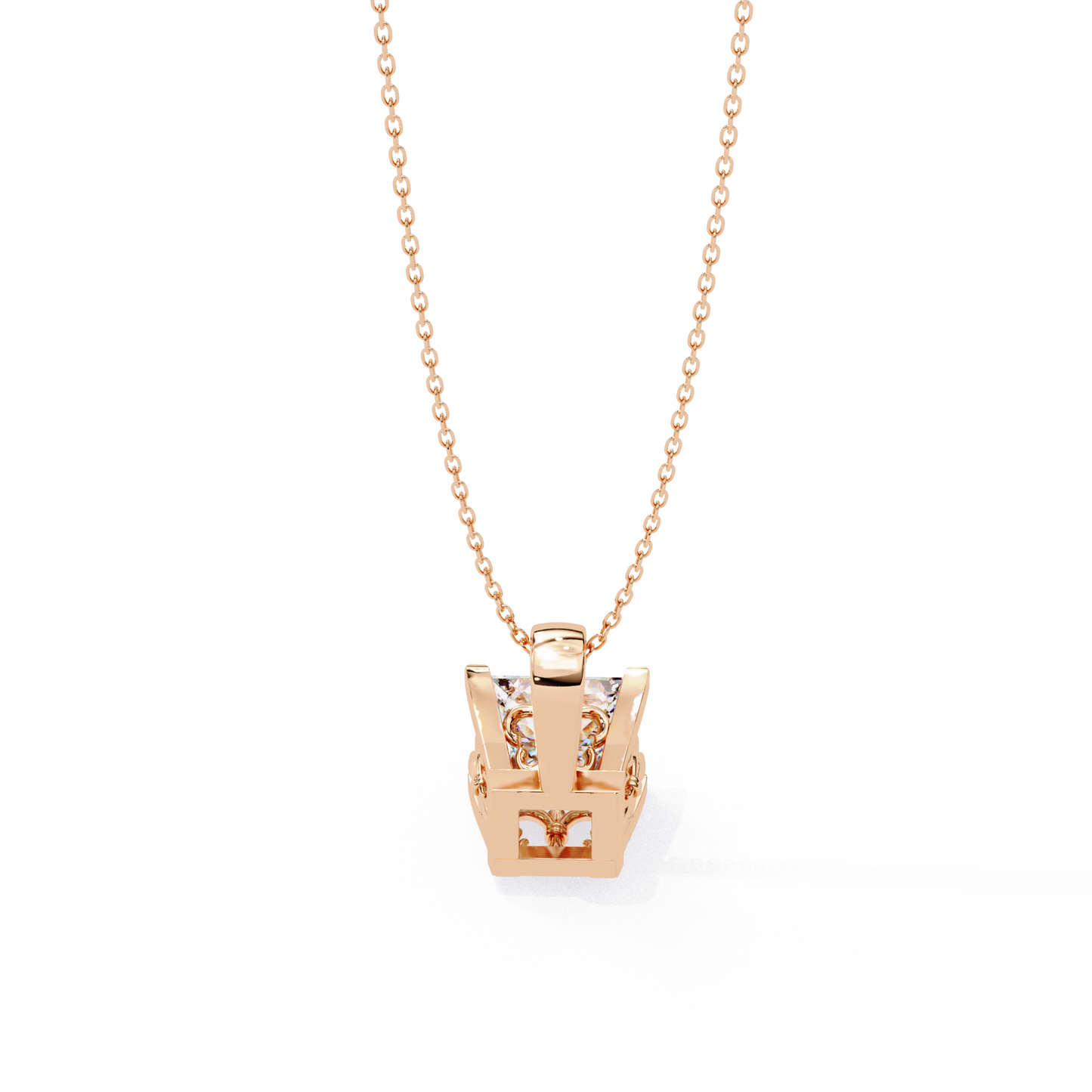 orion princess lab-grown diamond pendant