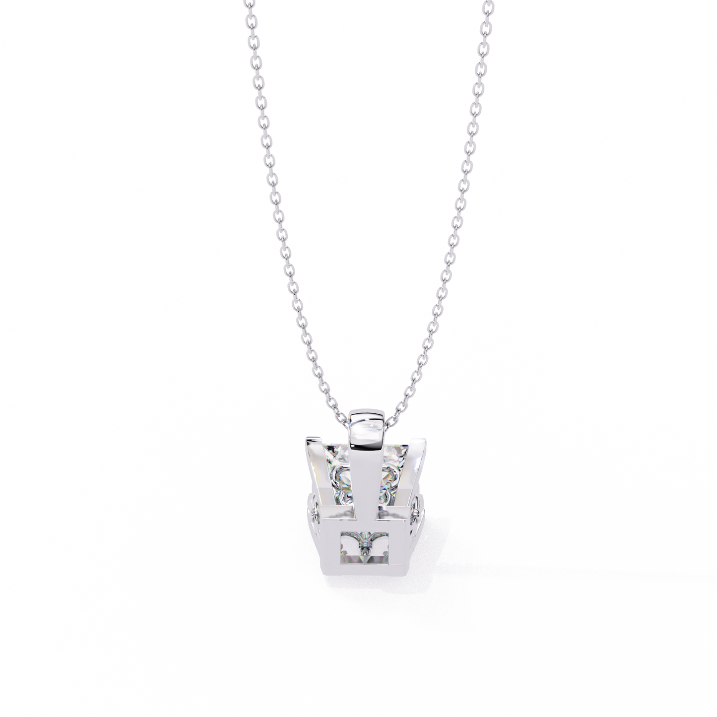 orion princess lab-grown diamond pendant
