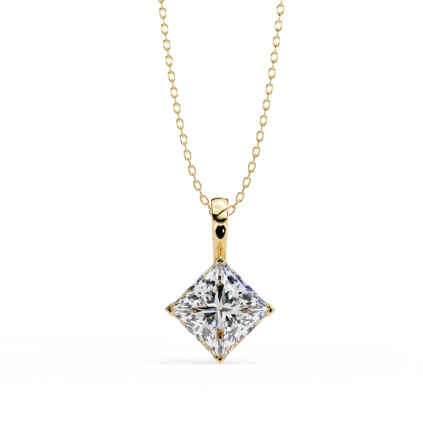 nova princess lab-grown diamond pendant