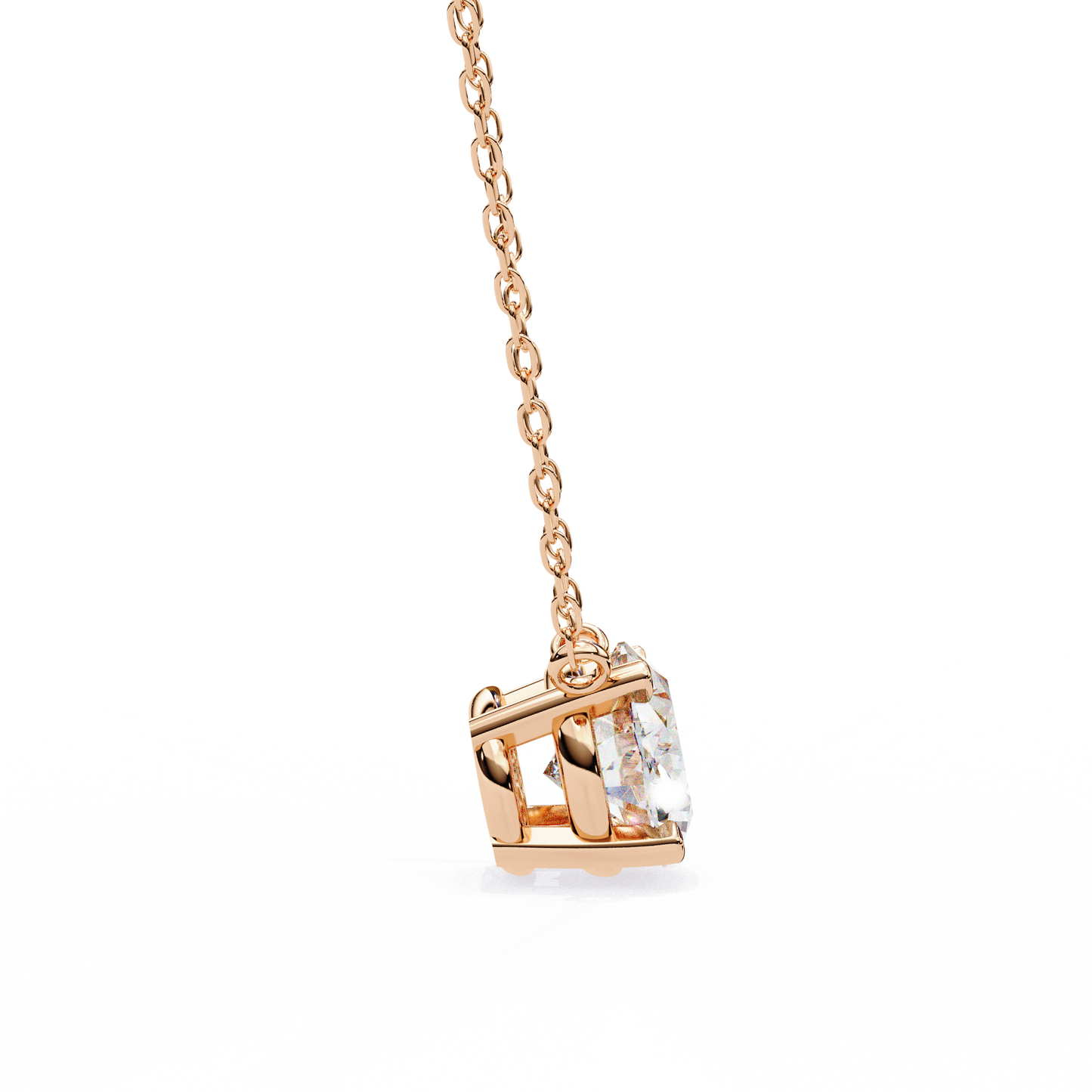 elowen oval lab-grown diamond necklace