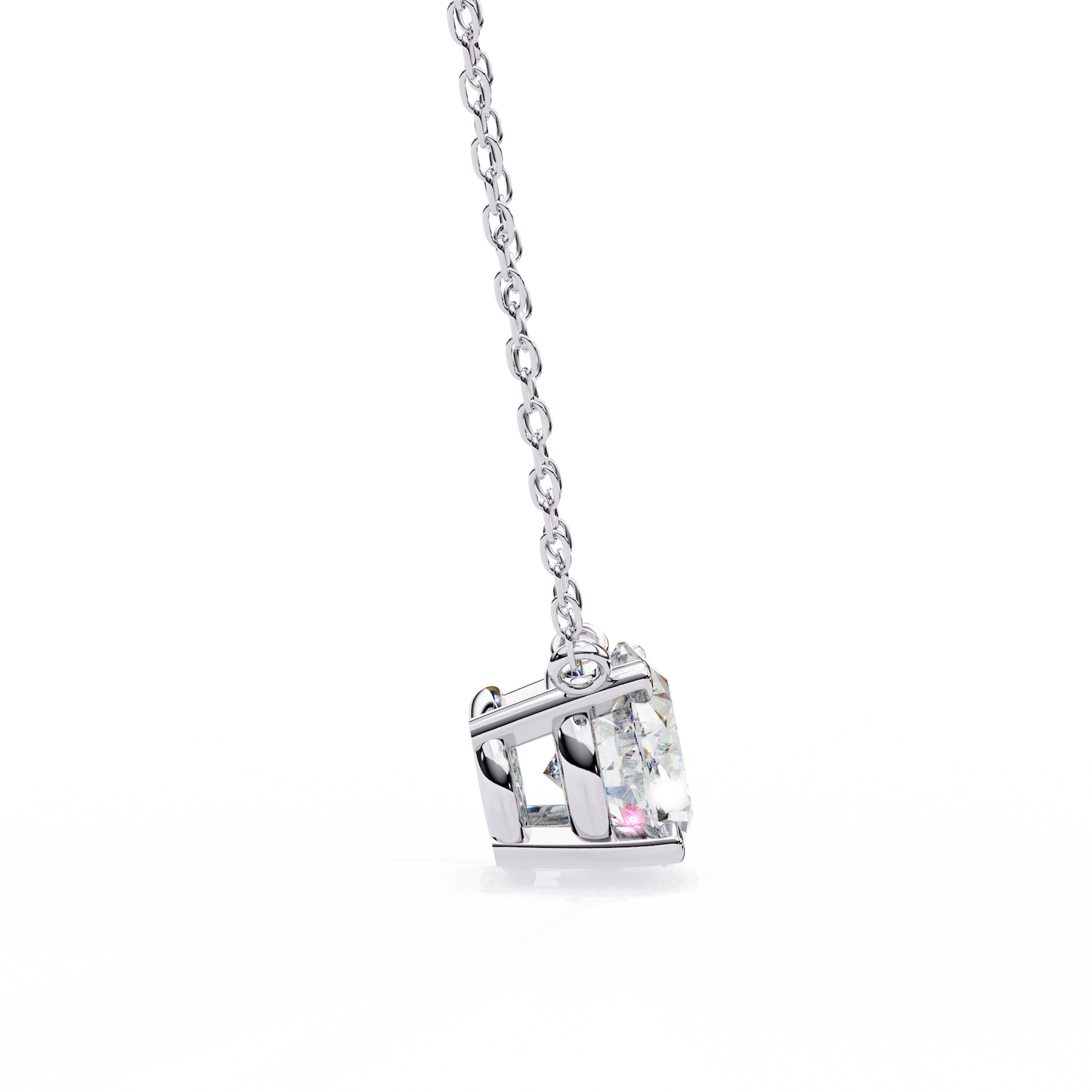 elowen oval lab-grown diamond necklace