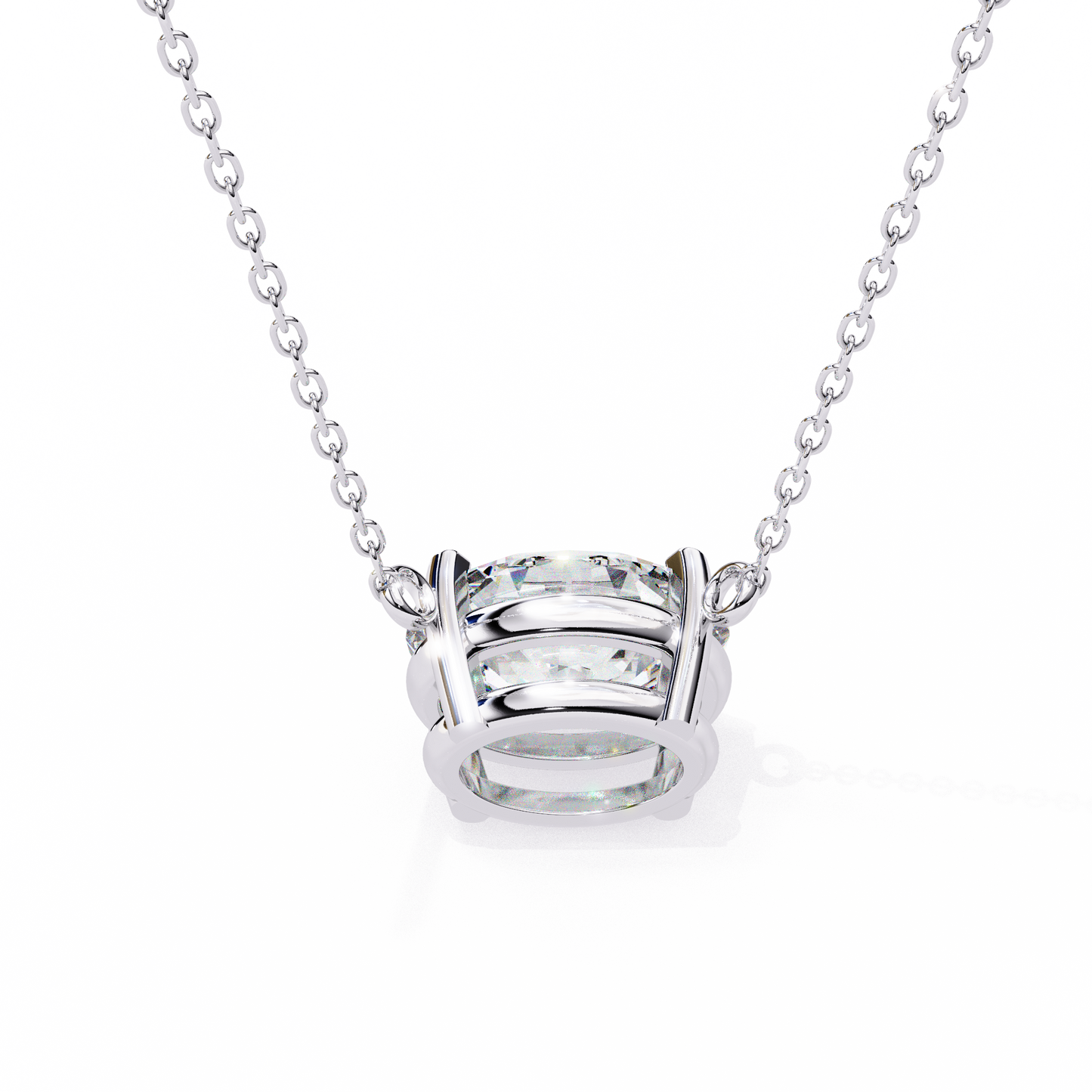 elowen oval lab-grown diamond necklace