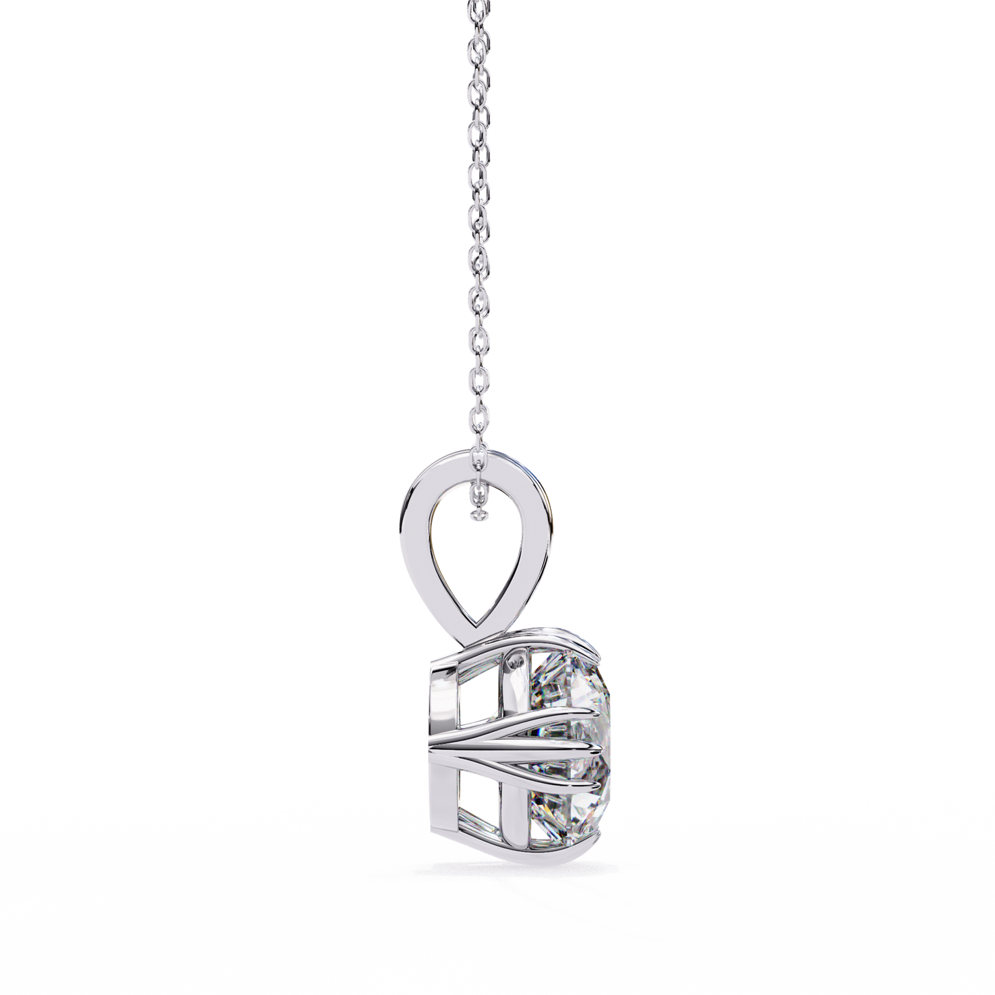 fleur radiance lab-grown diamond pendant