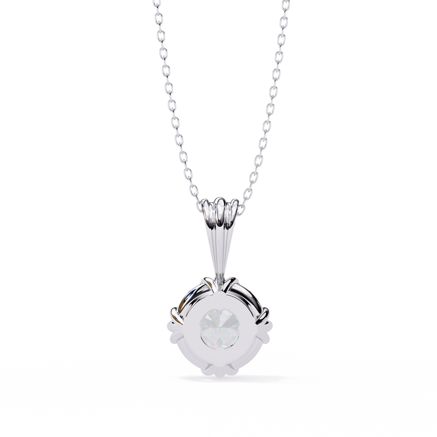fleur radiance lab-grown diamond pendant