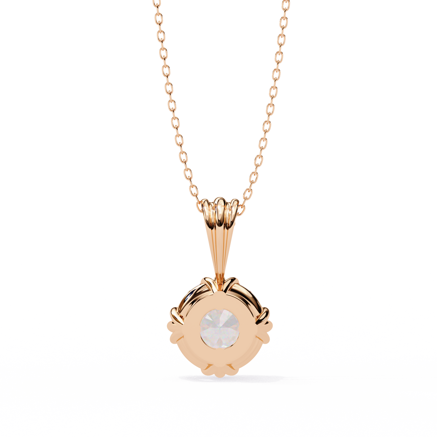 fleur radiance lab-grown diamond pendant