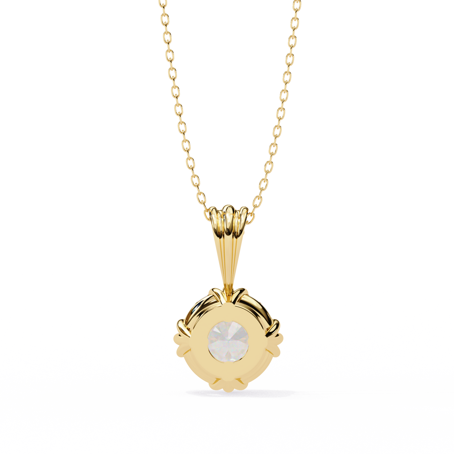 fleur radiance lab-grown diamond pendant