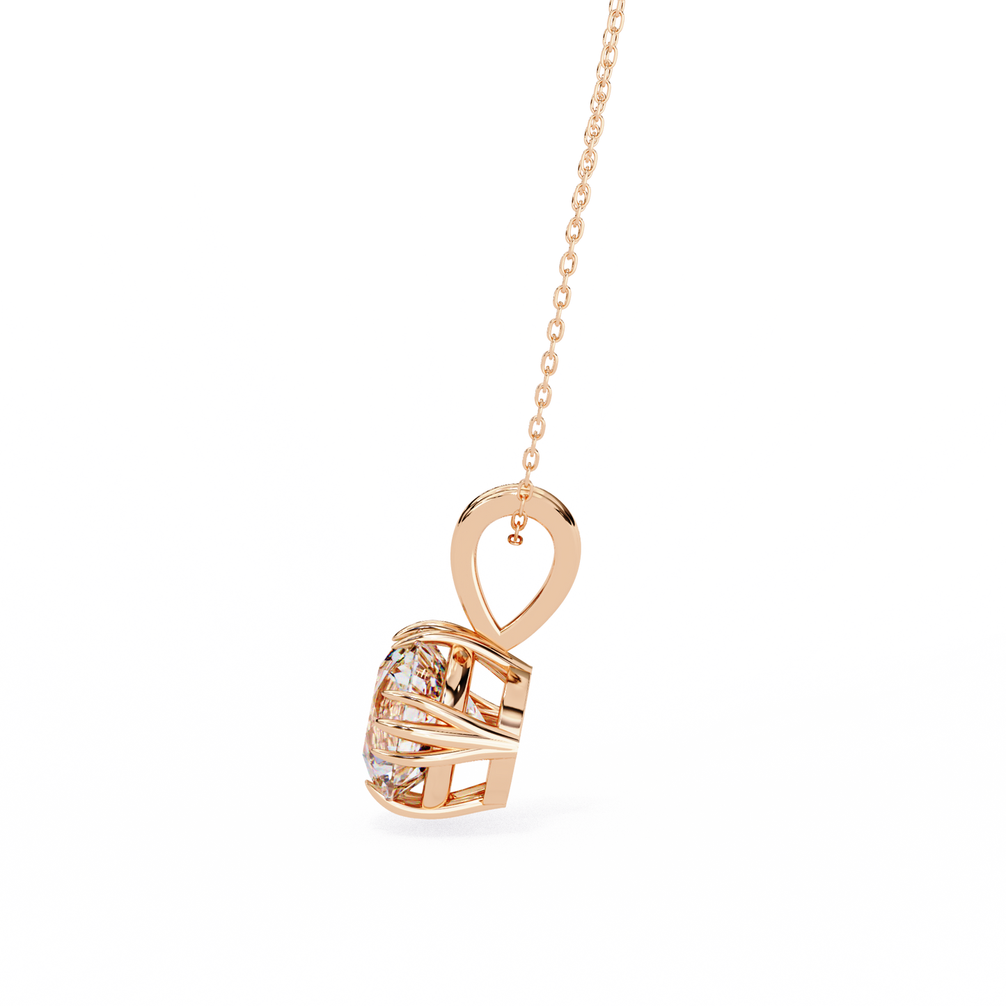 fleur radiance lab-grown diamond pendant